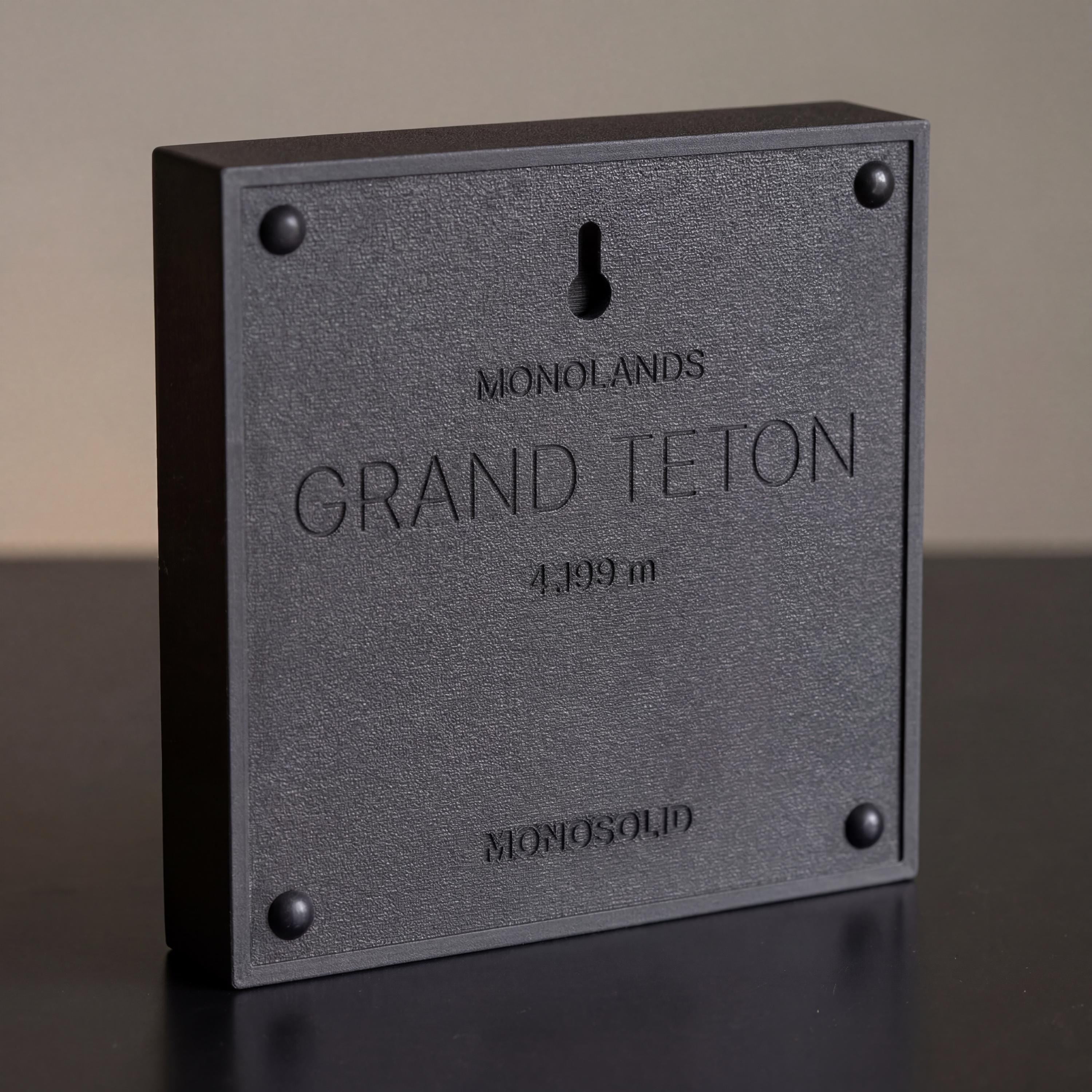 Grand Teton Terrain Relief