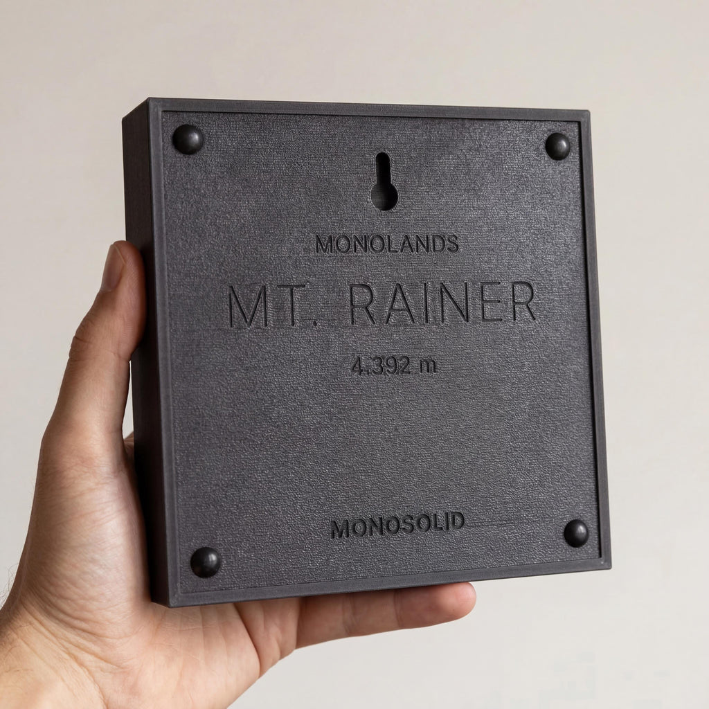 Mount Rainier Terrain Relief