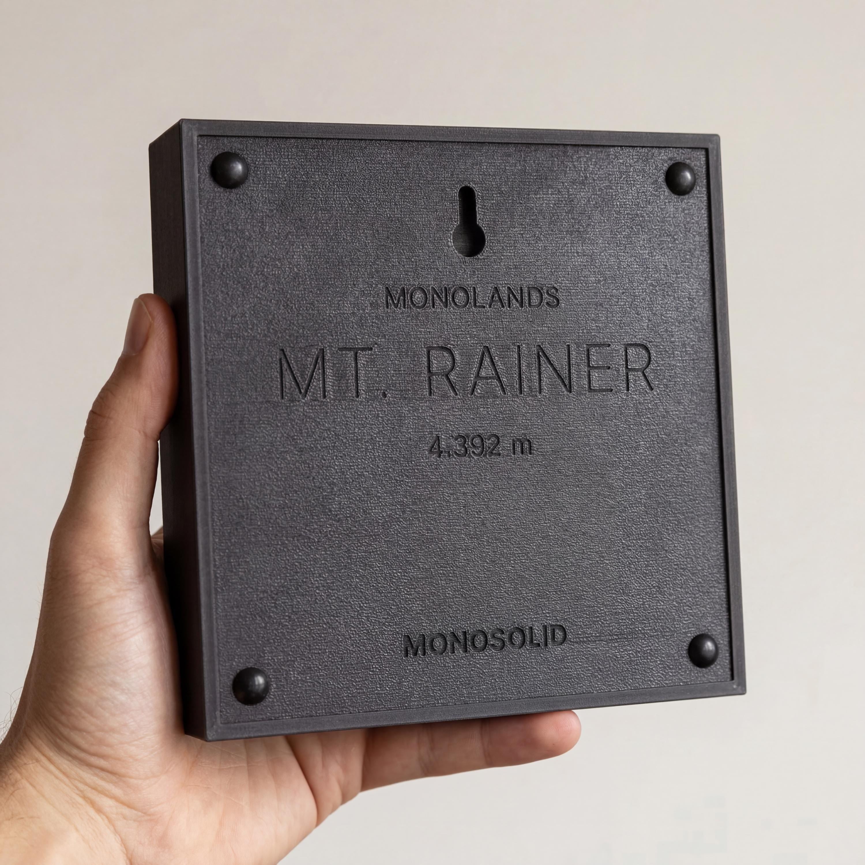 Mount Rainier Terrain Relief