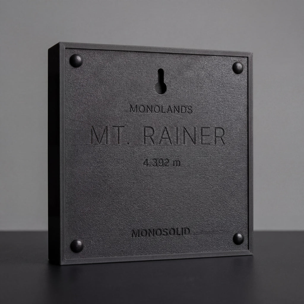 Mount Rainier Terrain Relief