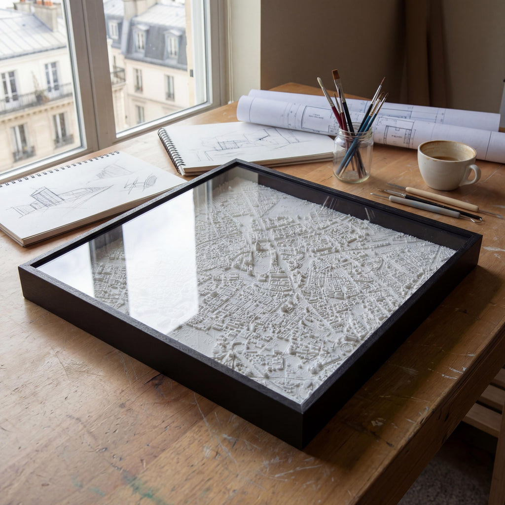 Paris City Relief (1:20,000)