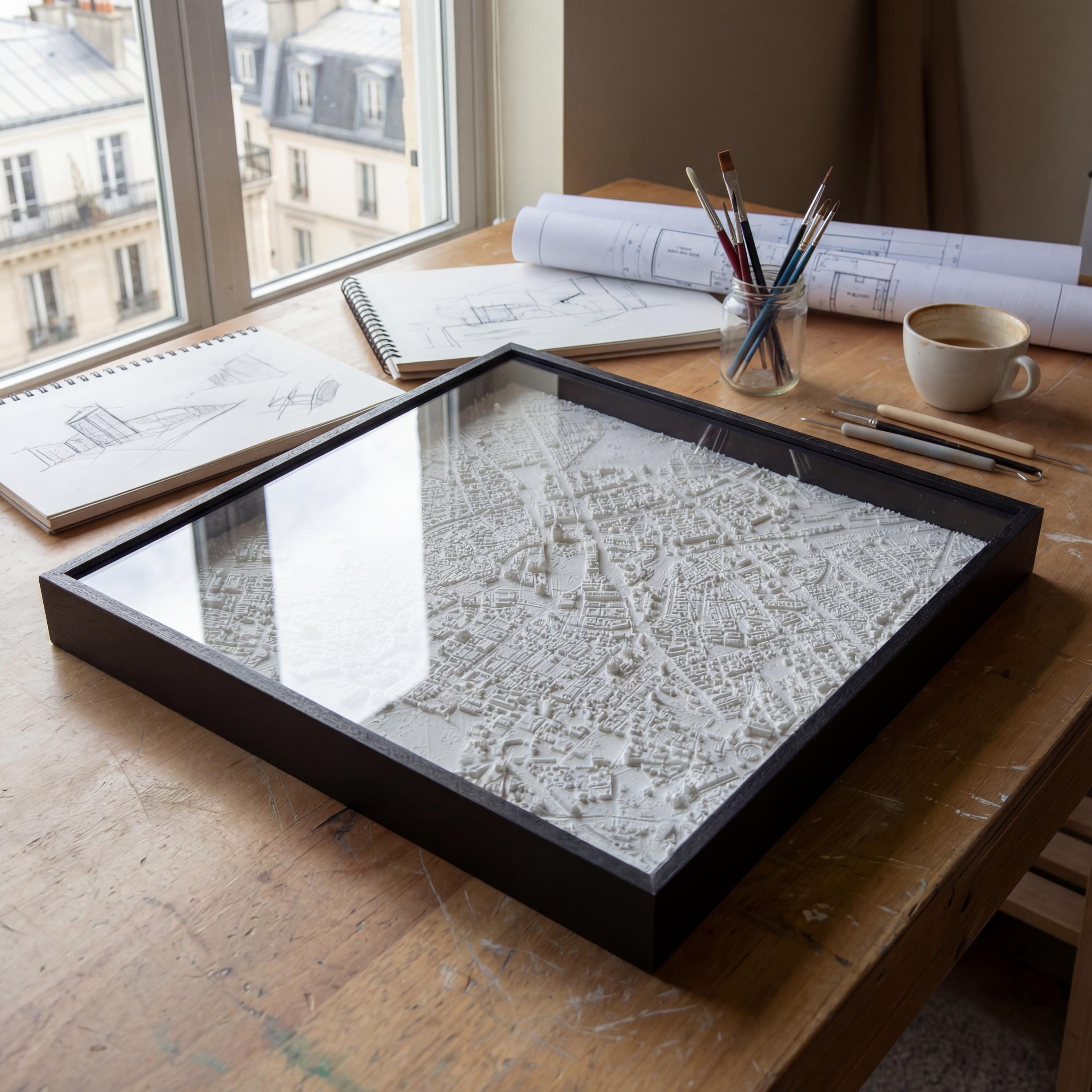 Paris City Relief (1:20,000)