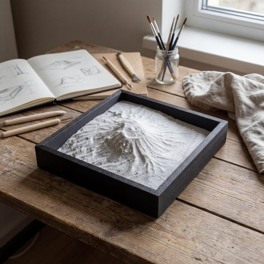 Mt. Kilimanjaro Terrain Relief