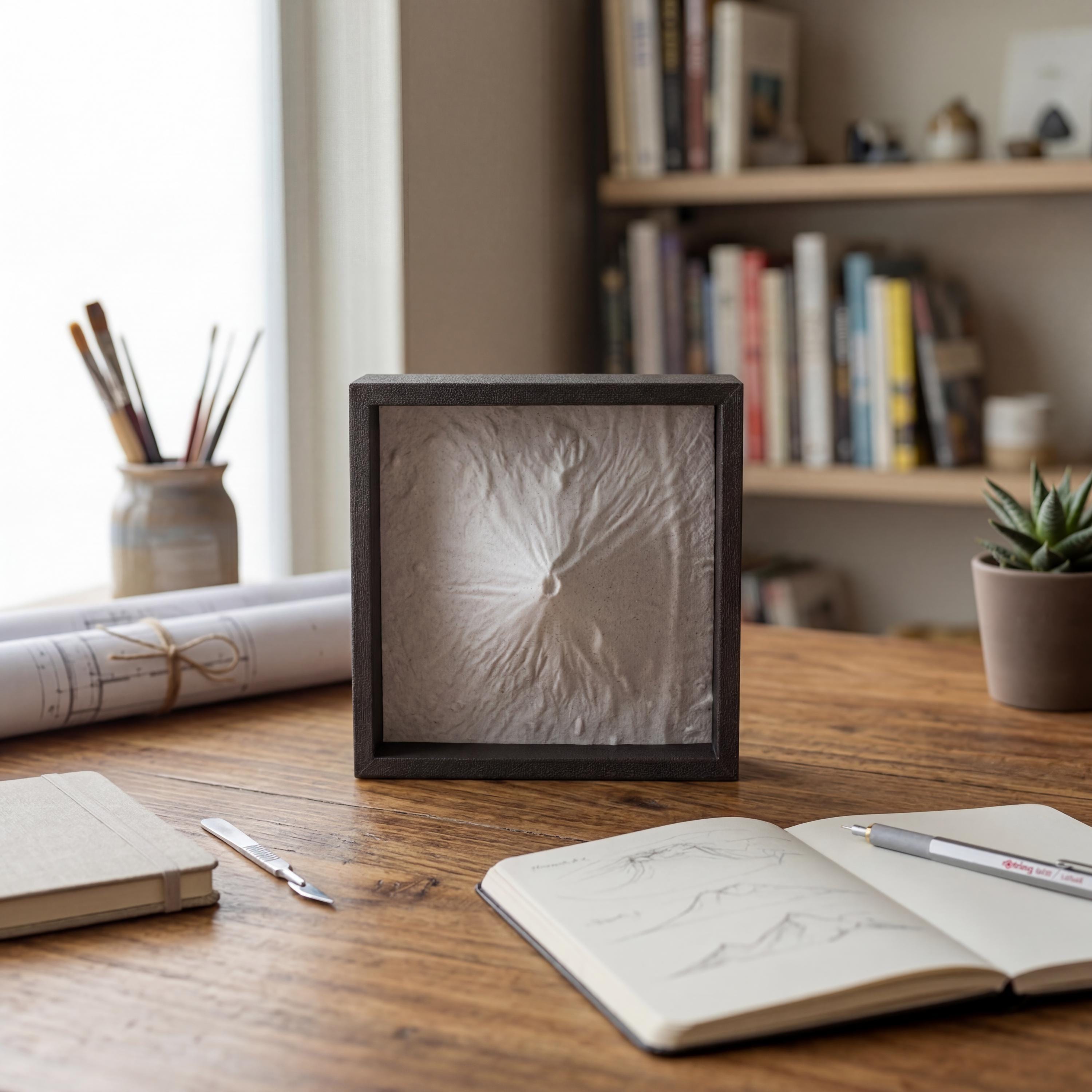 Mount Fuji Terrain Relief