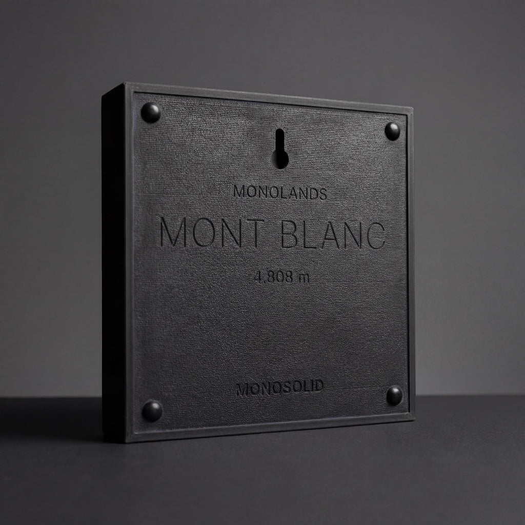 Mont Blanc Terrain Relief