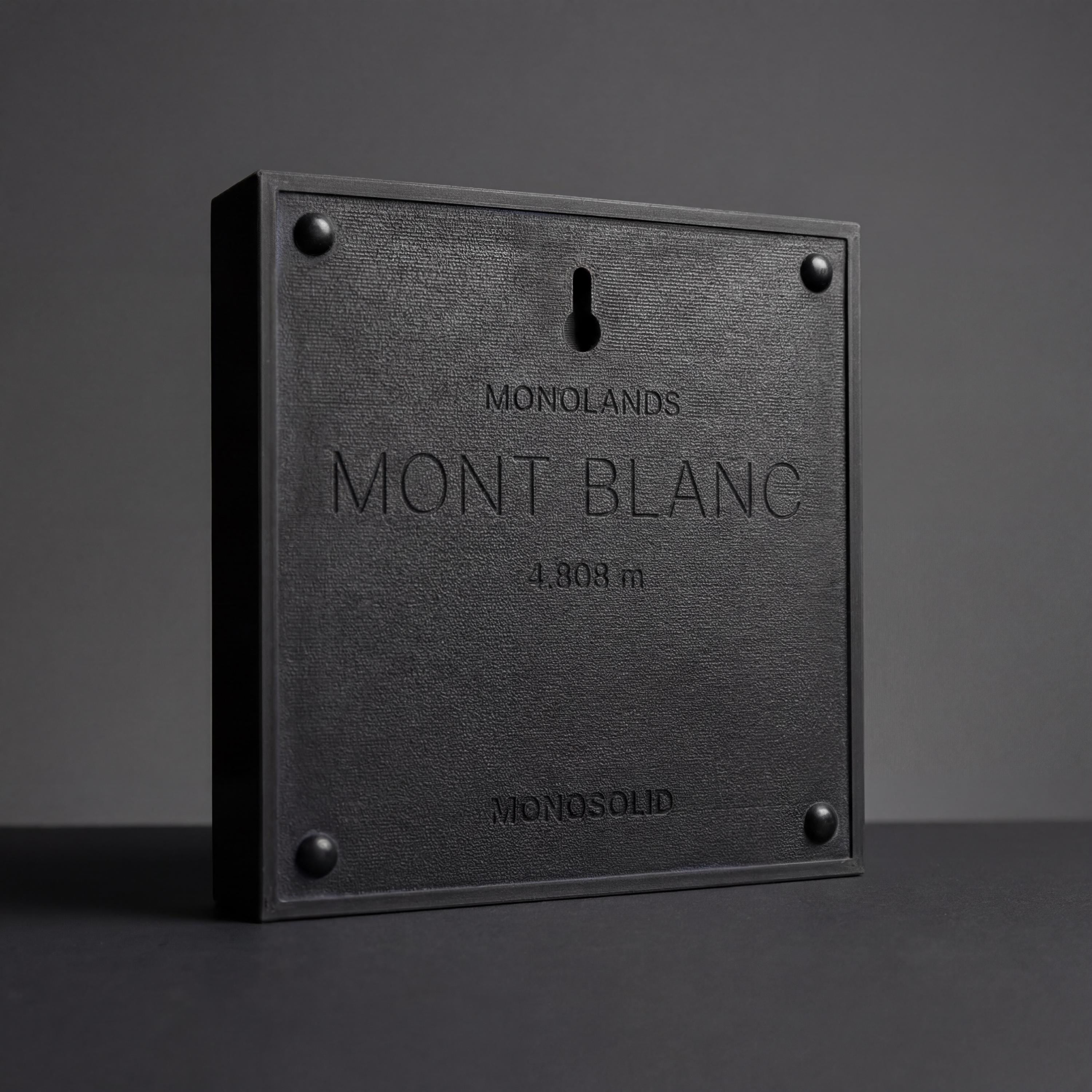 Mont Blanc Terrain Relief