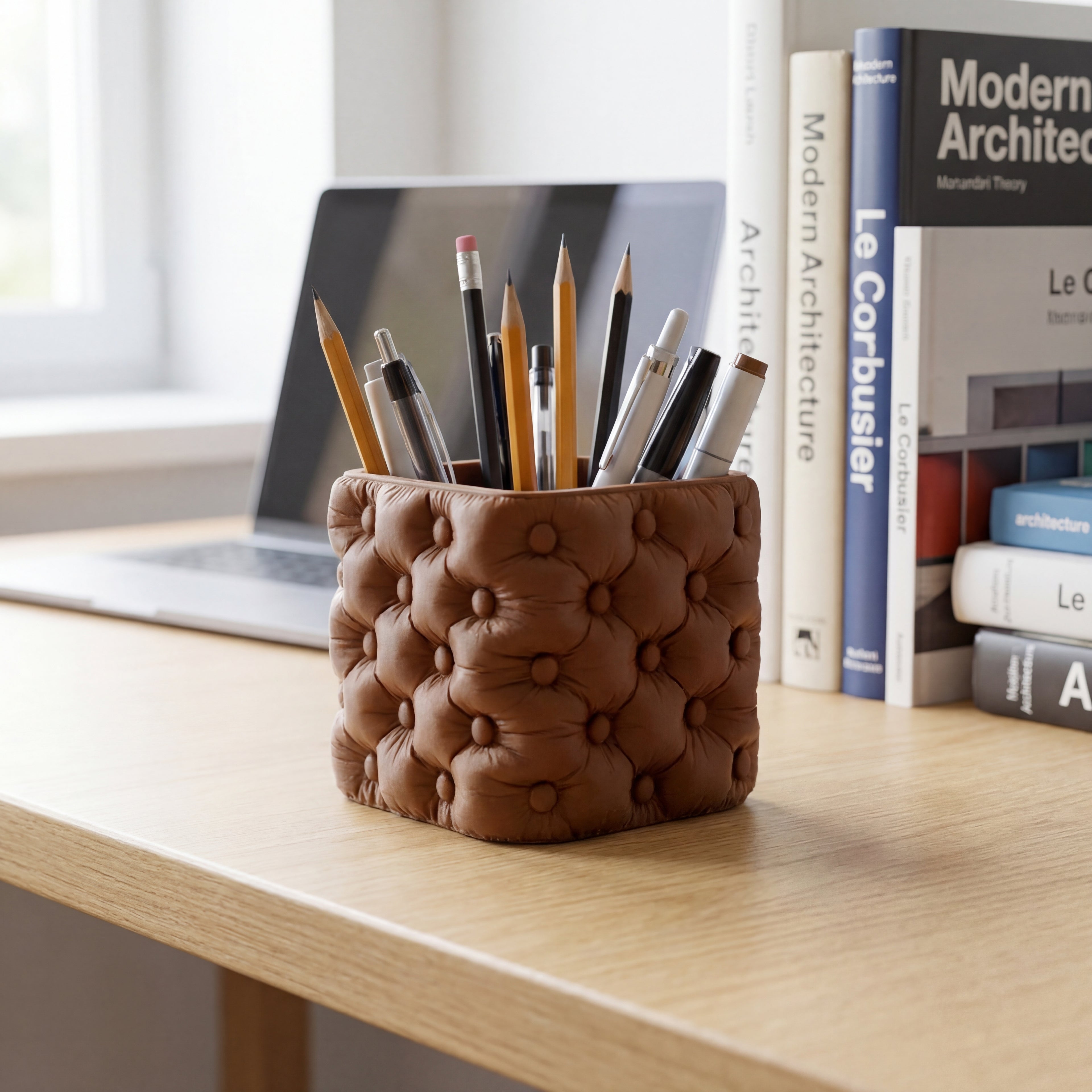 Capiton Sculptural Planter & Pen Holder