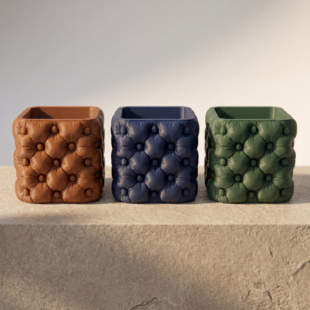 Capiton Sculptural Planter & Pen Holder