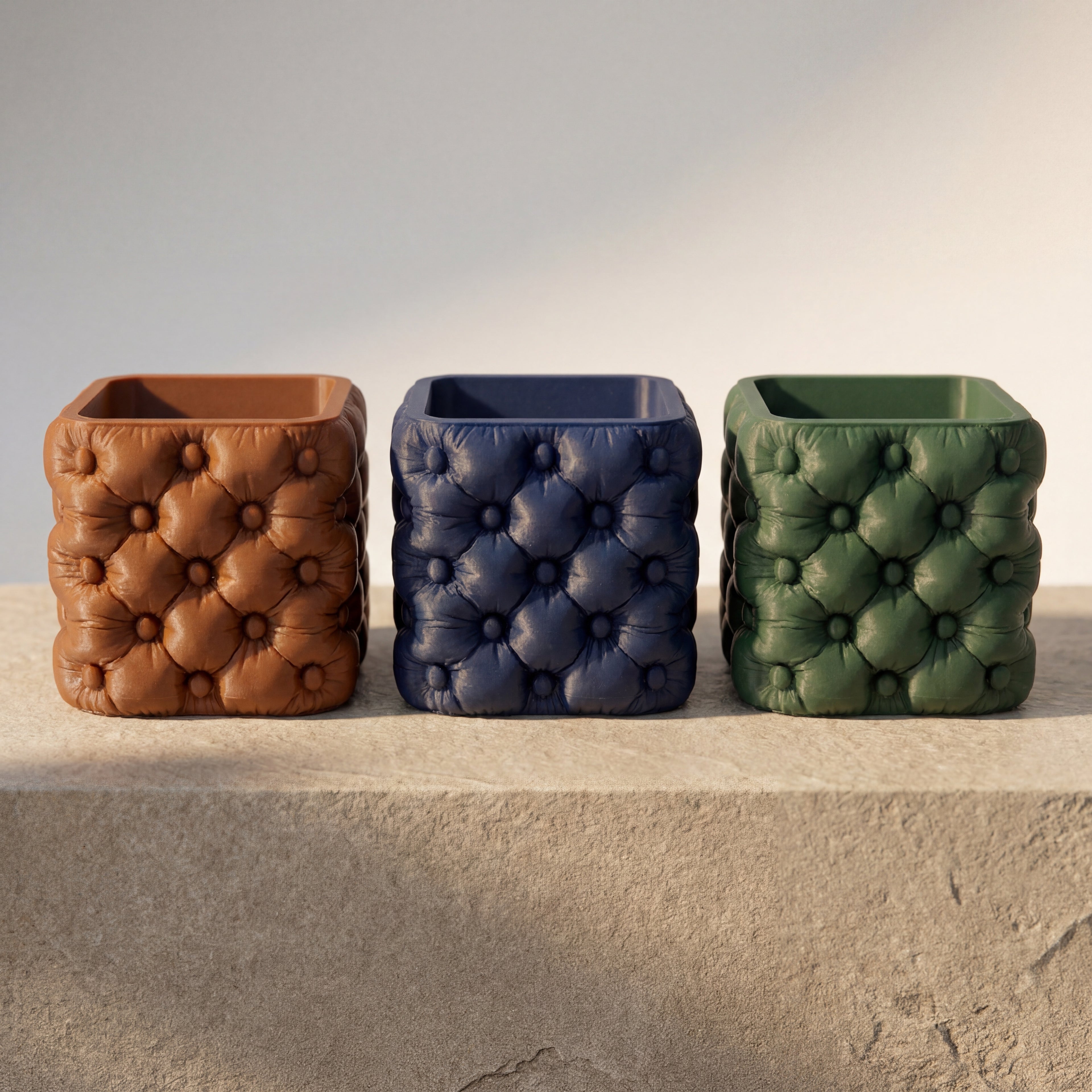 Capiton Sculptural Planter & Pen Holder