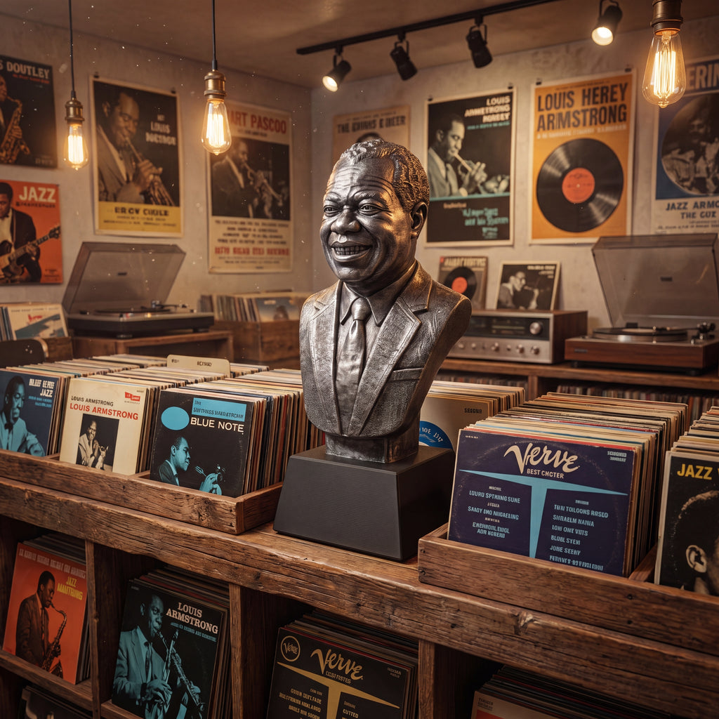 Louis Armstrong Bust