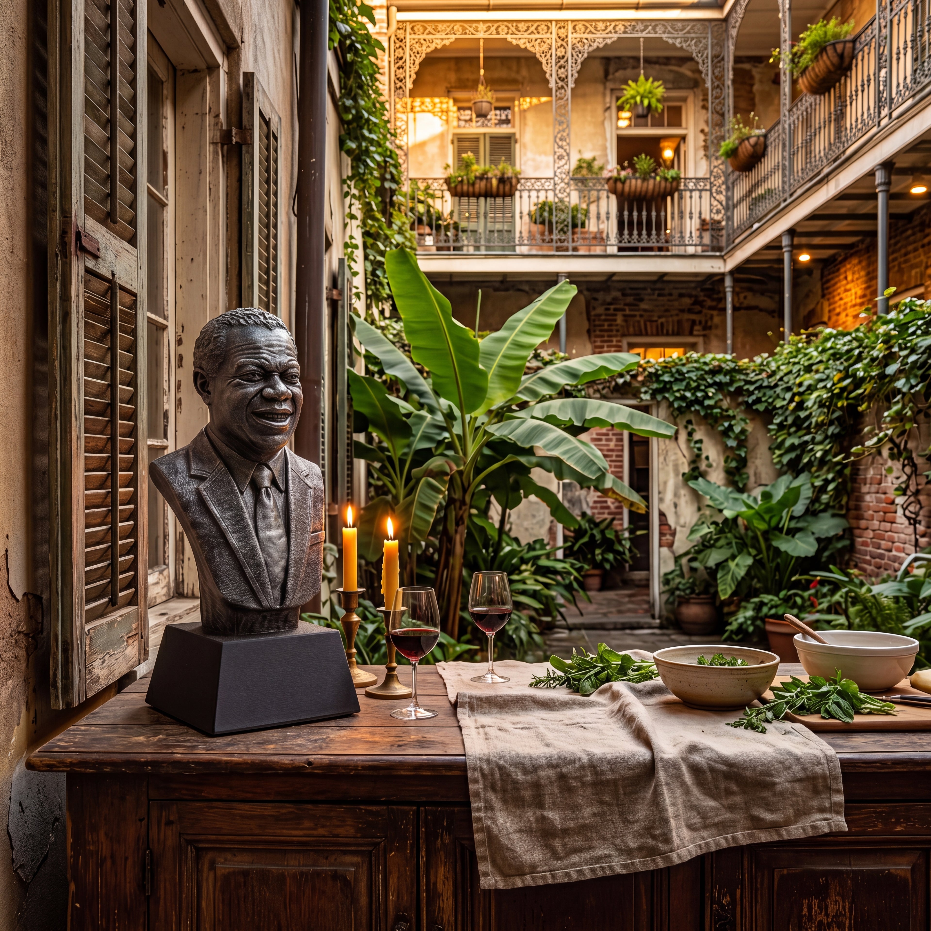 Louis Armstrong Bust