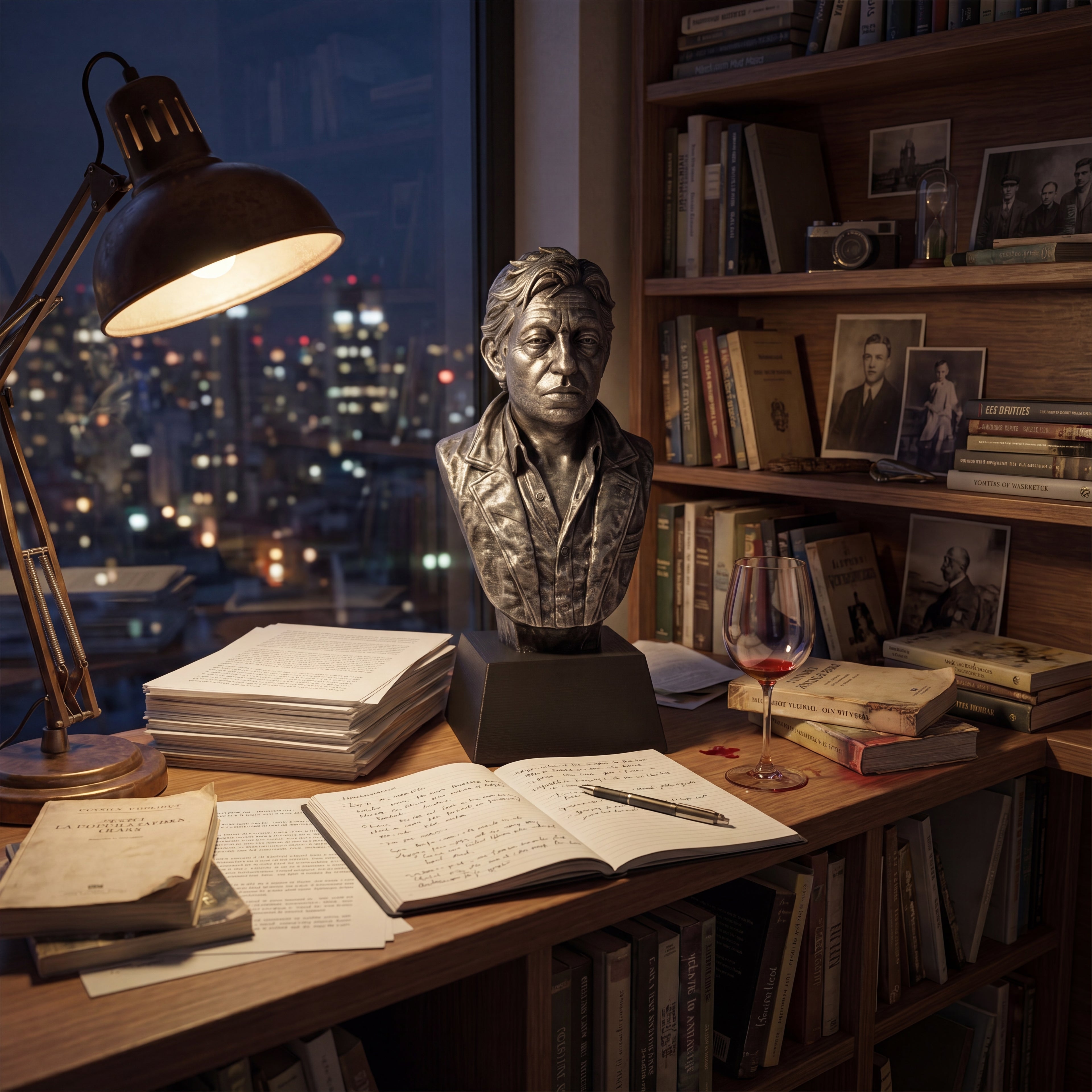 Serge Gainsbourg Bust