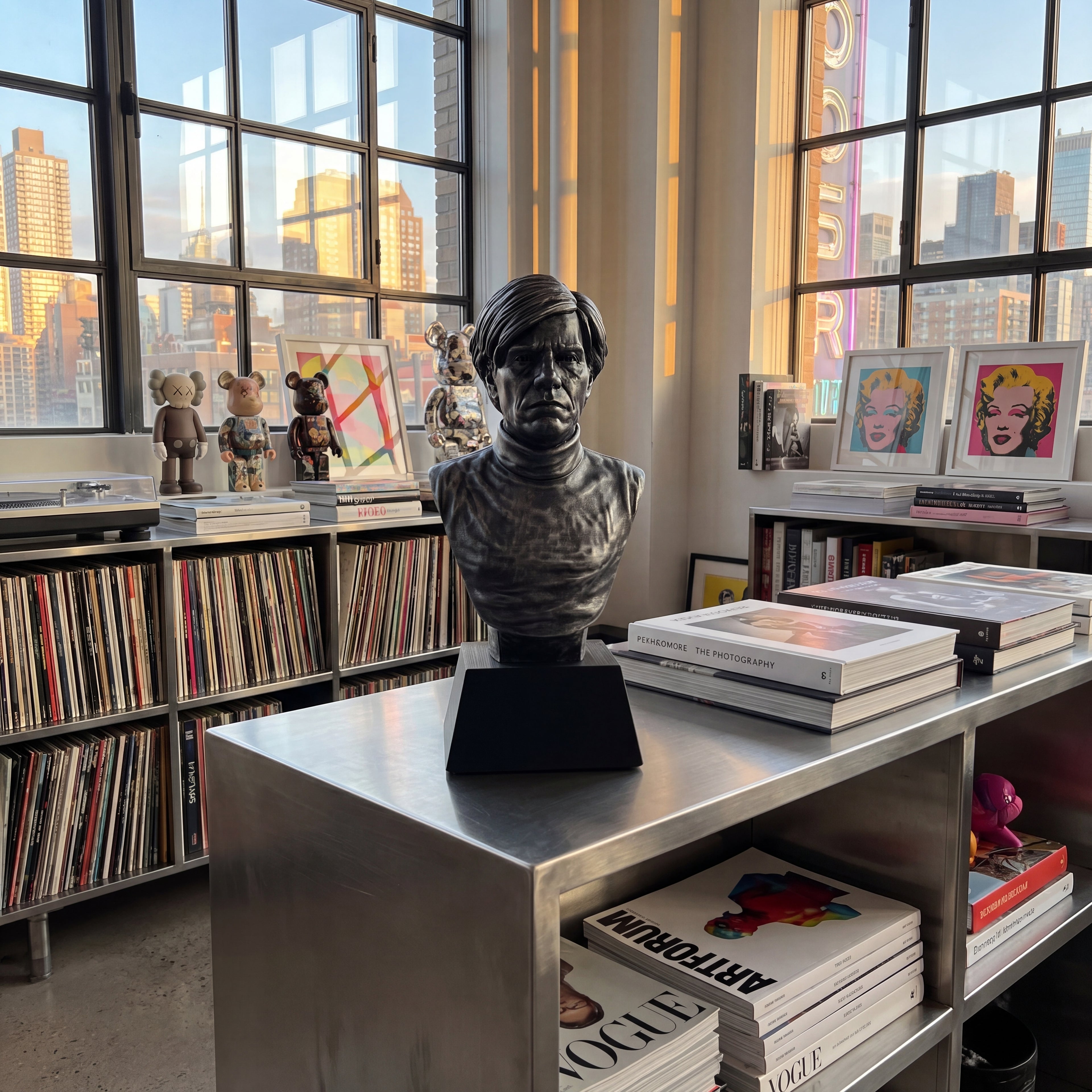 Andy Warhol Bust