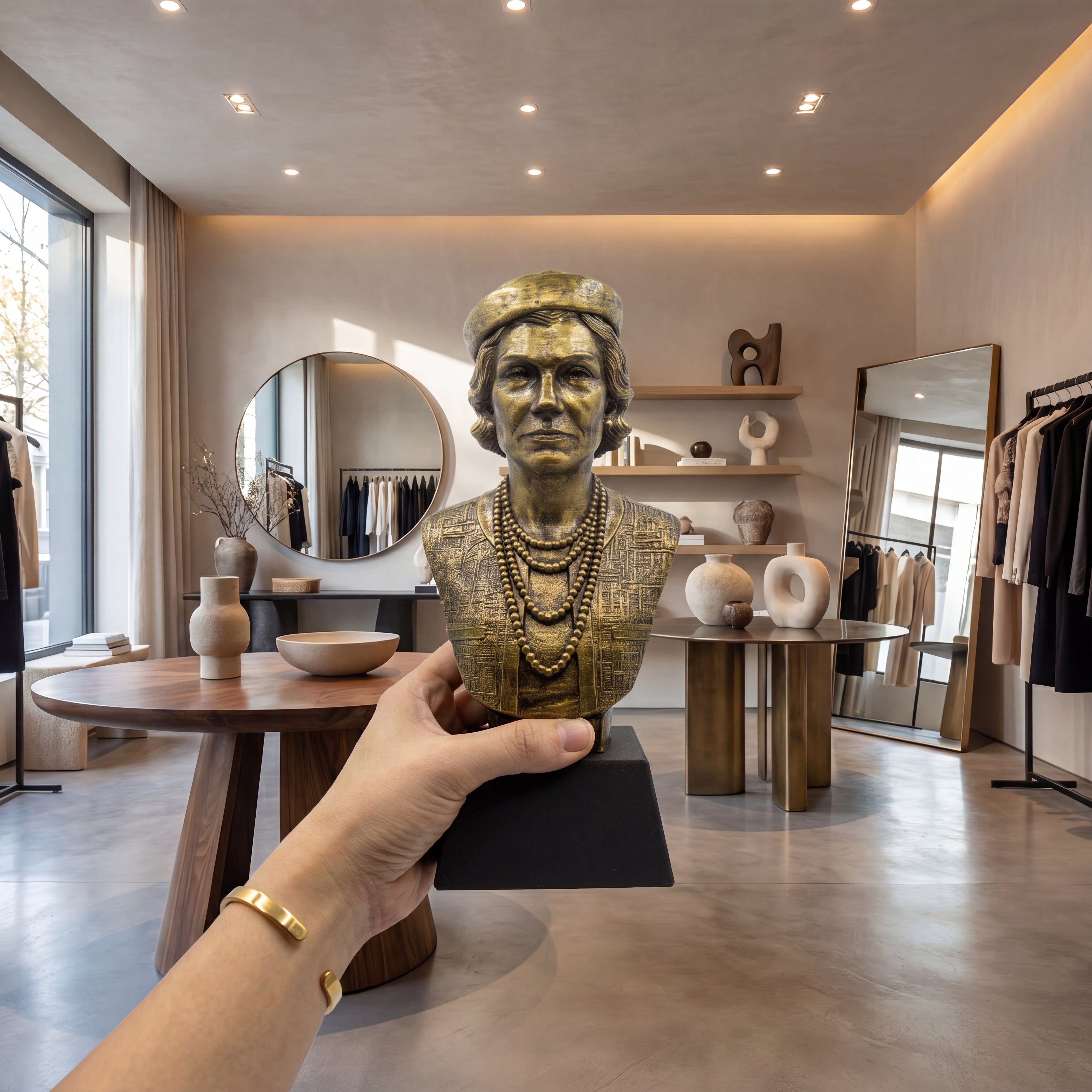 Coco Chanel Bust