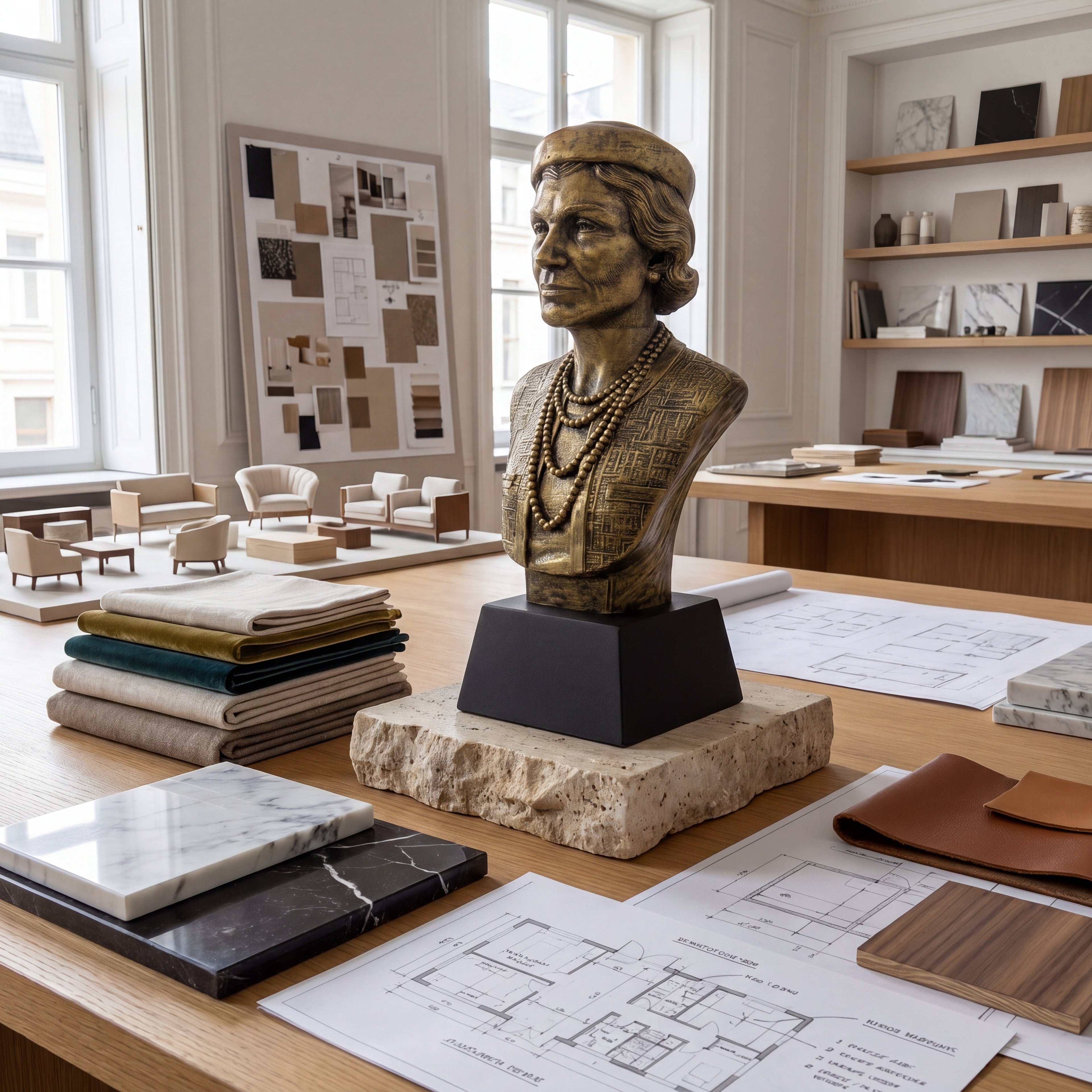 Coco Chanel Bust