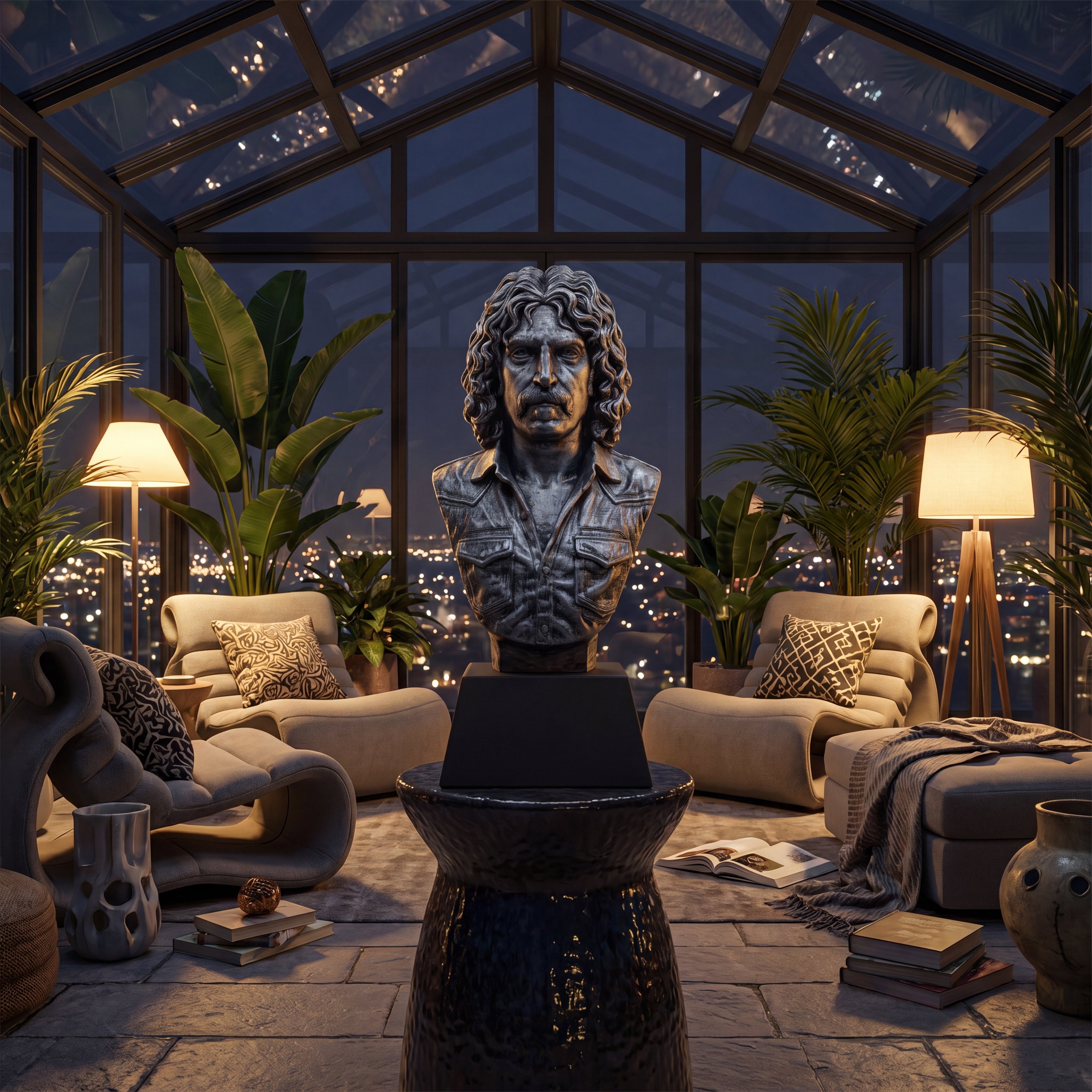 Frank Zappa Bust