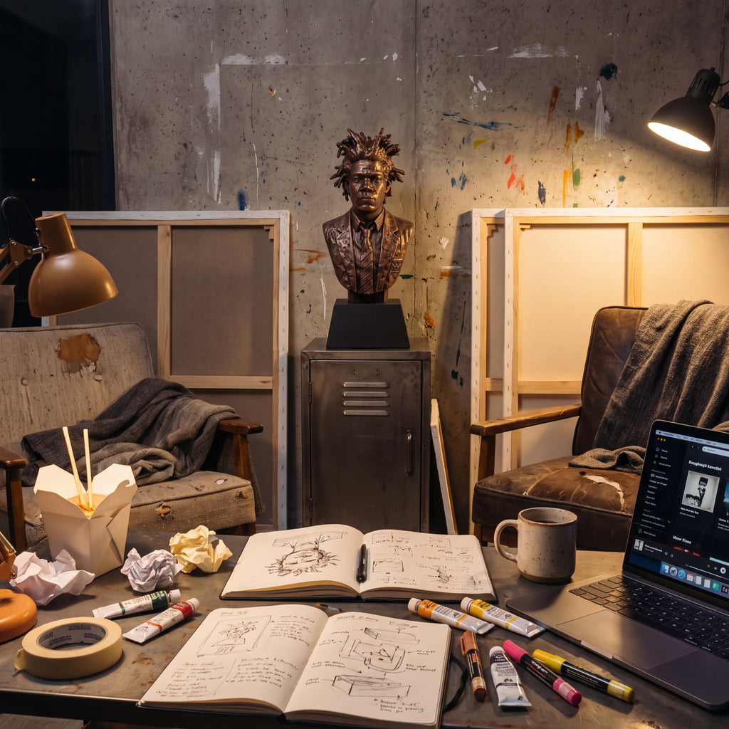 Jean-Michel Basquiat Bust