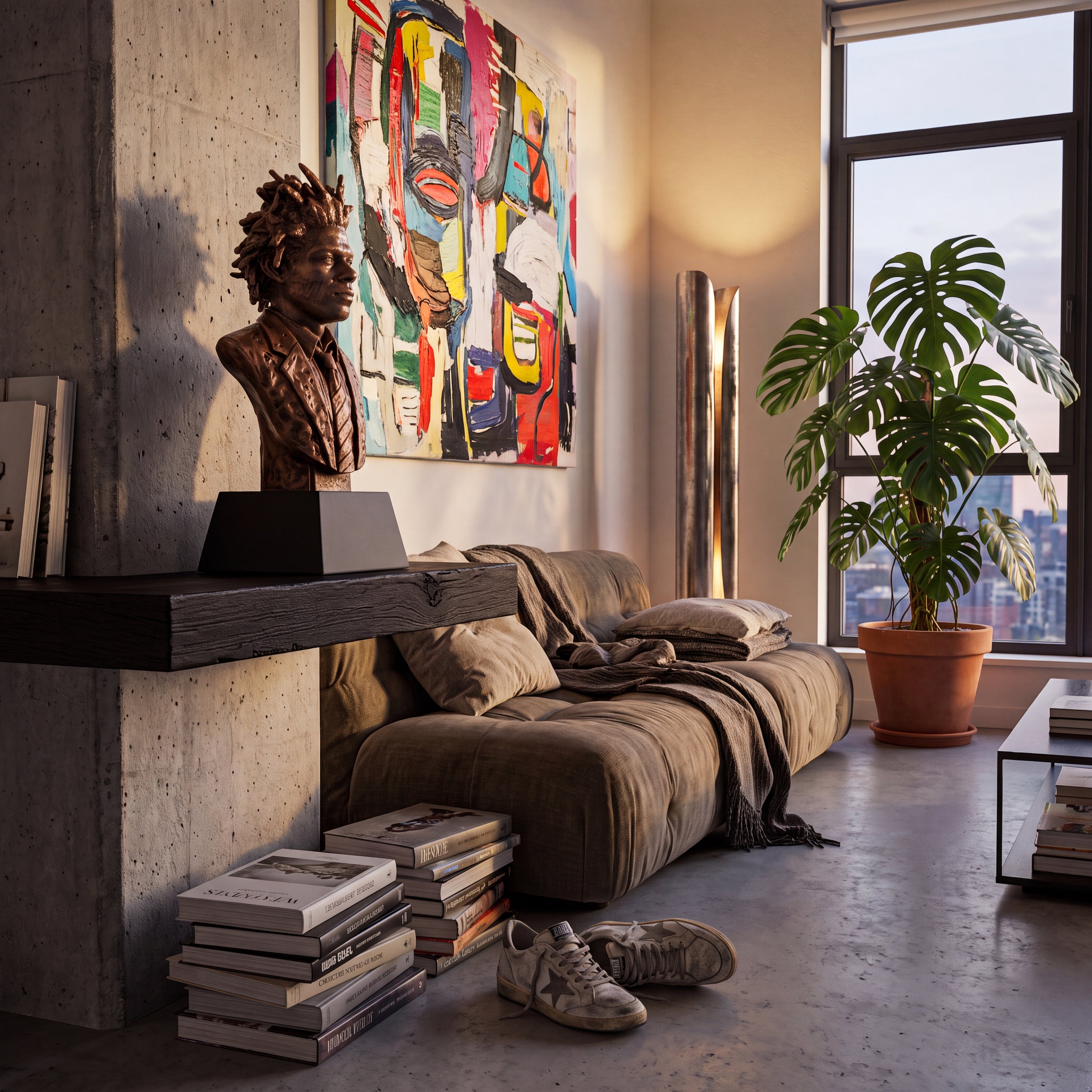 Jean-Michel Basquiat Bust