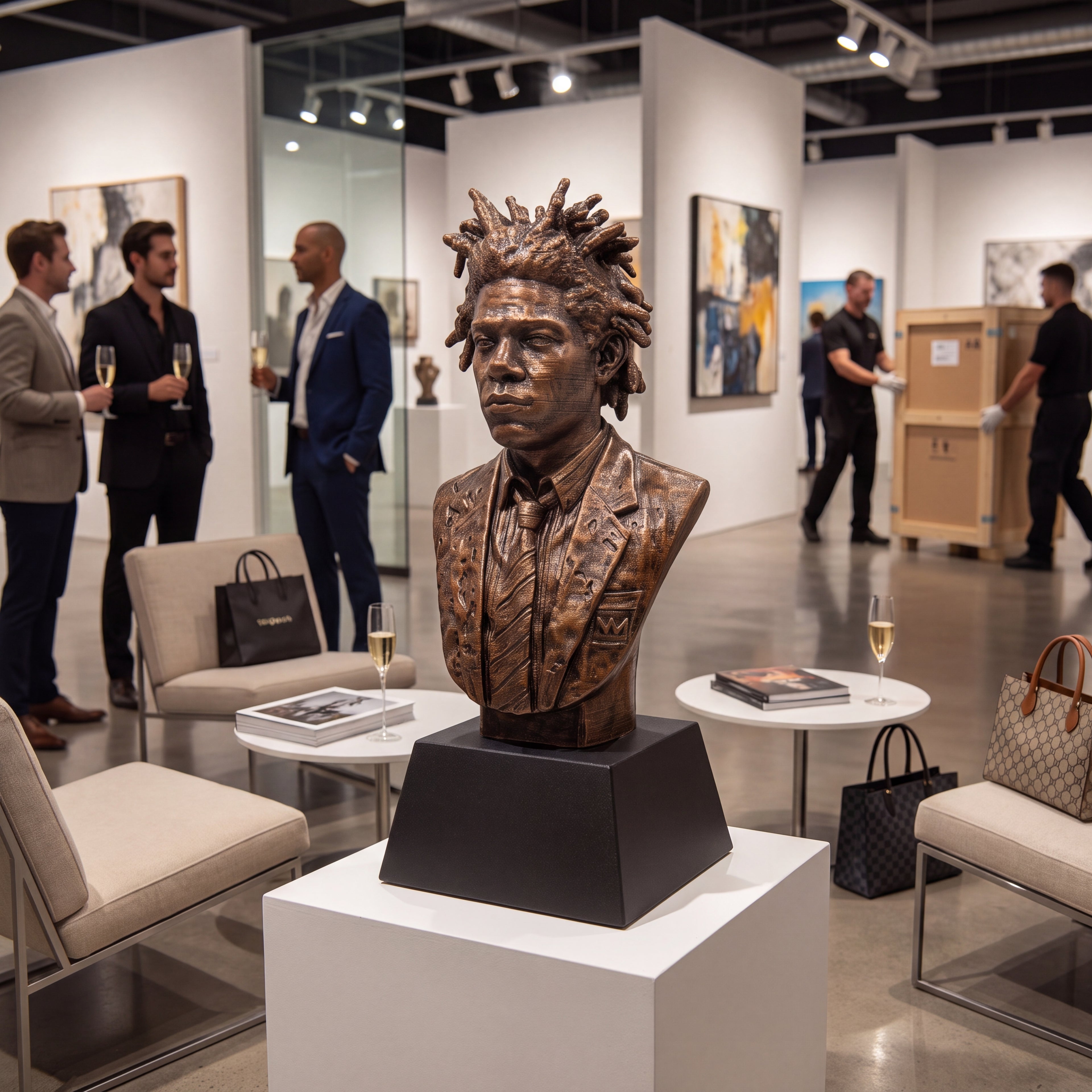 Jean-Michel Basquiat Bust