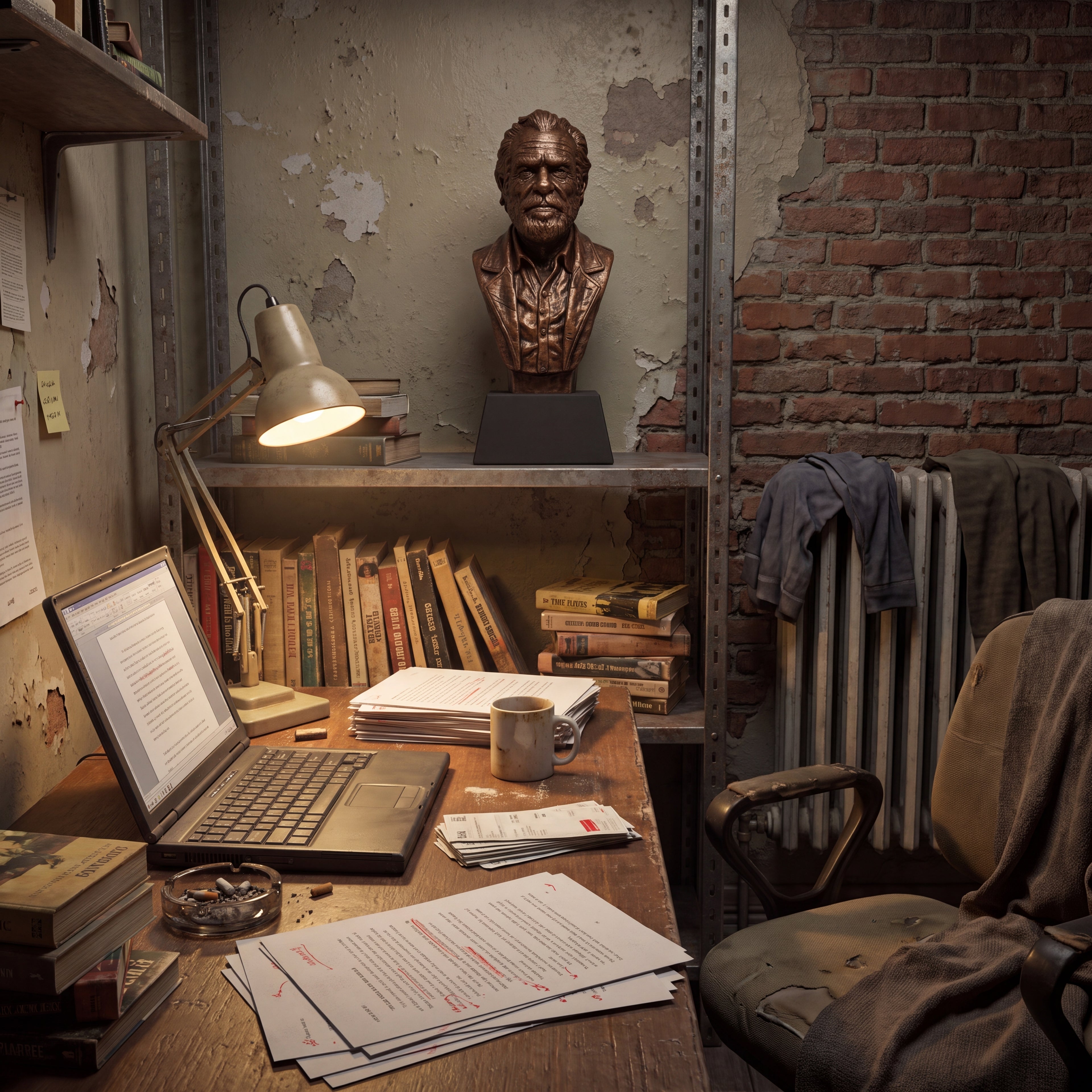 Charles Bukowski Bust