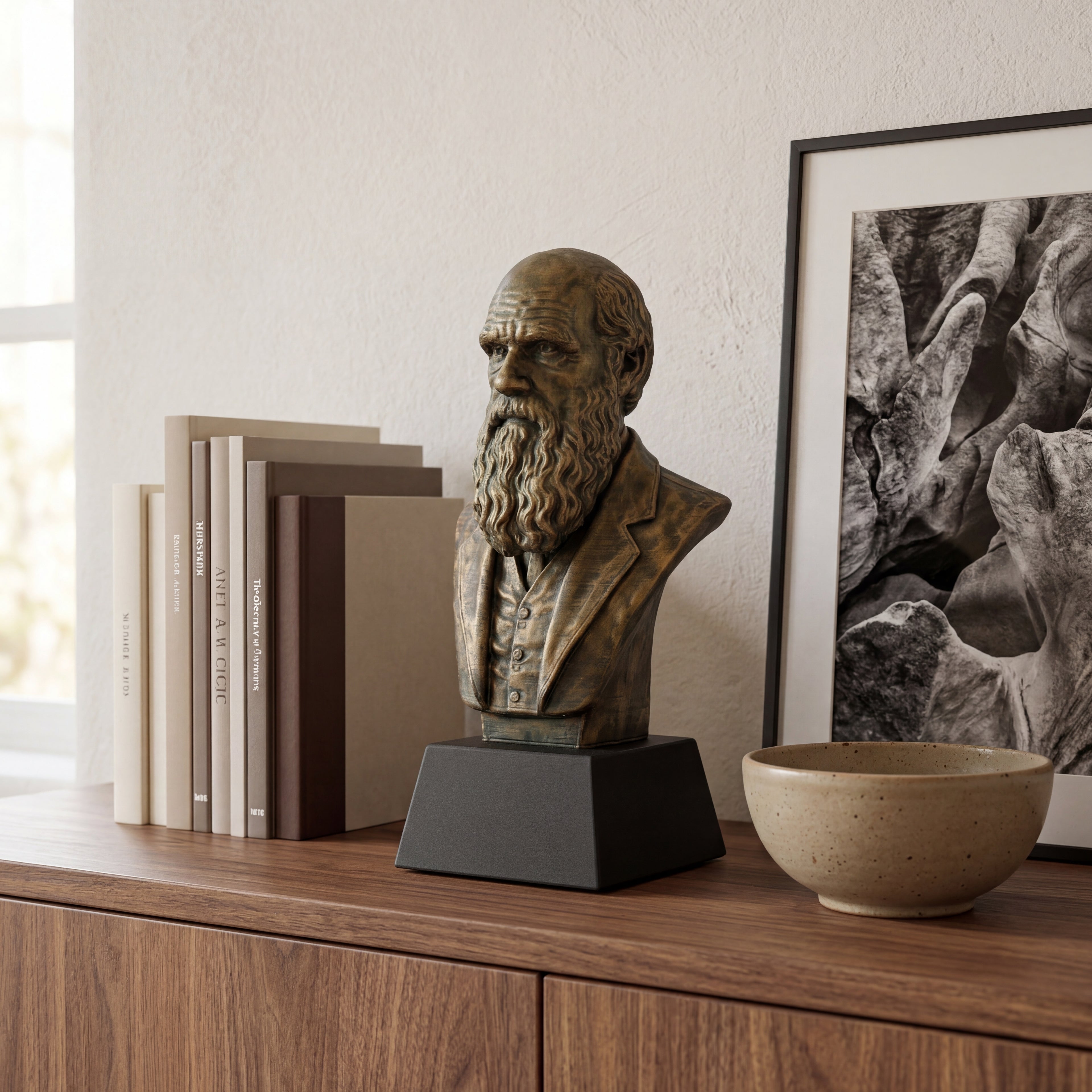 Charles Darwin Bust