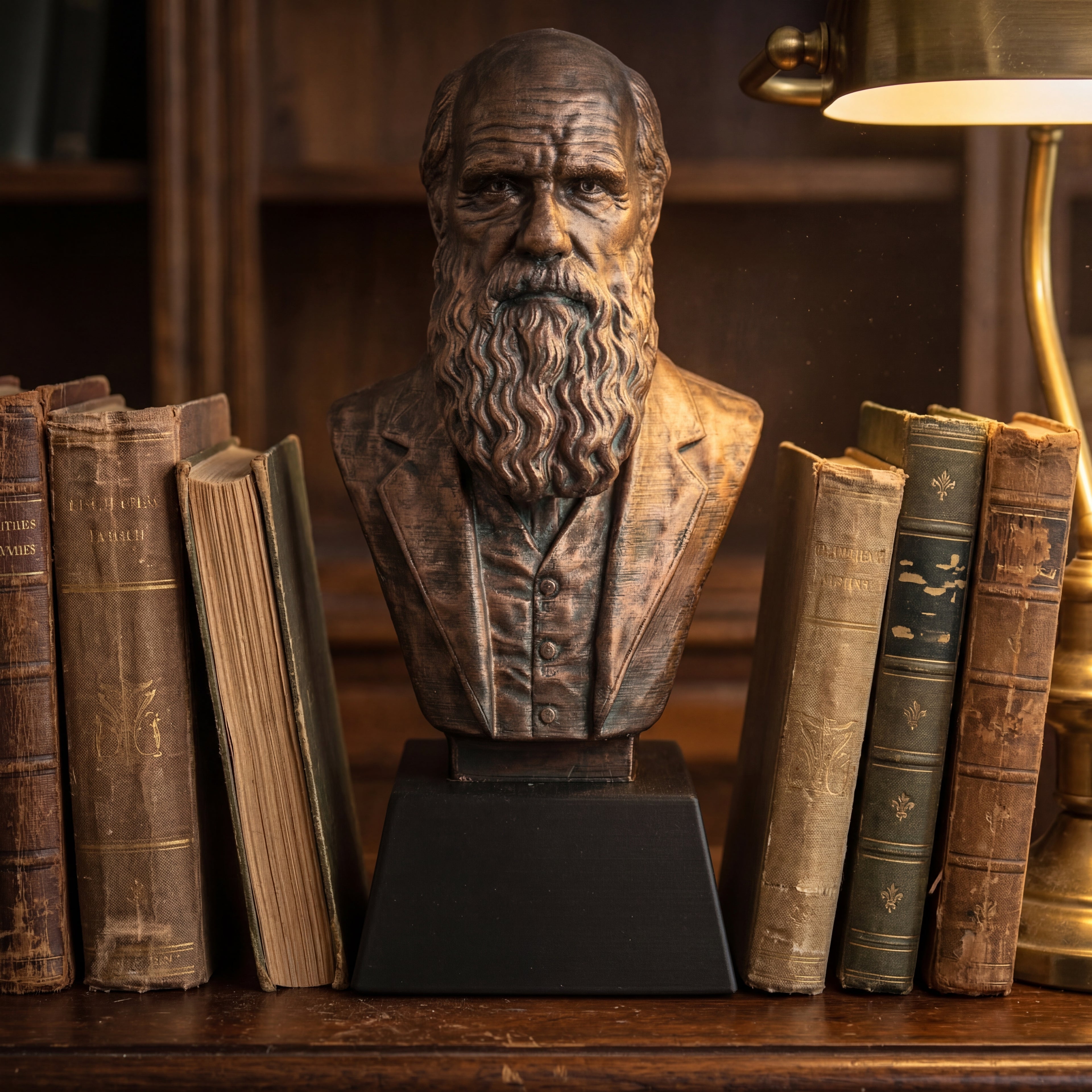 Charles Darwin Bust