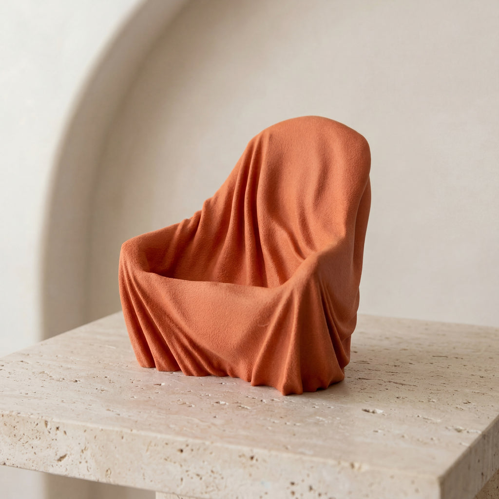Drape Sculptural Phone Holder