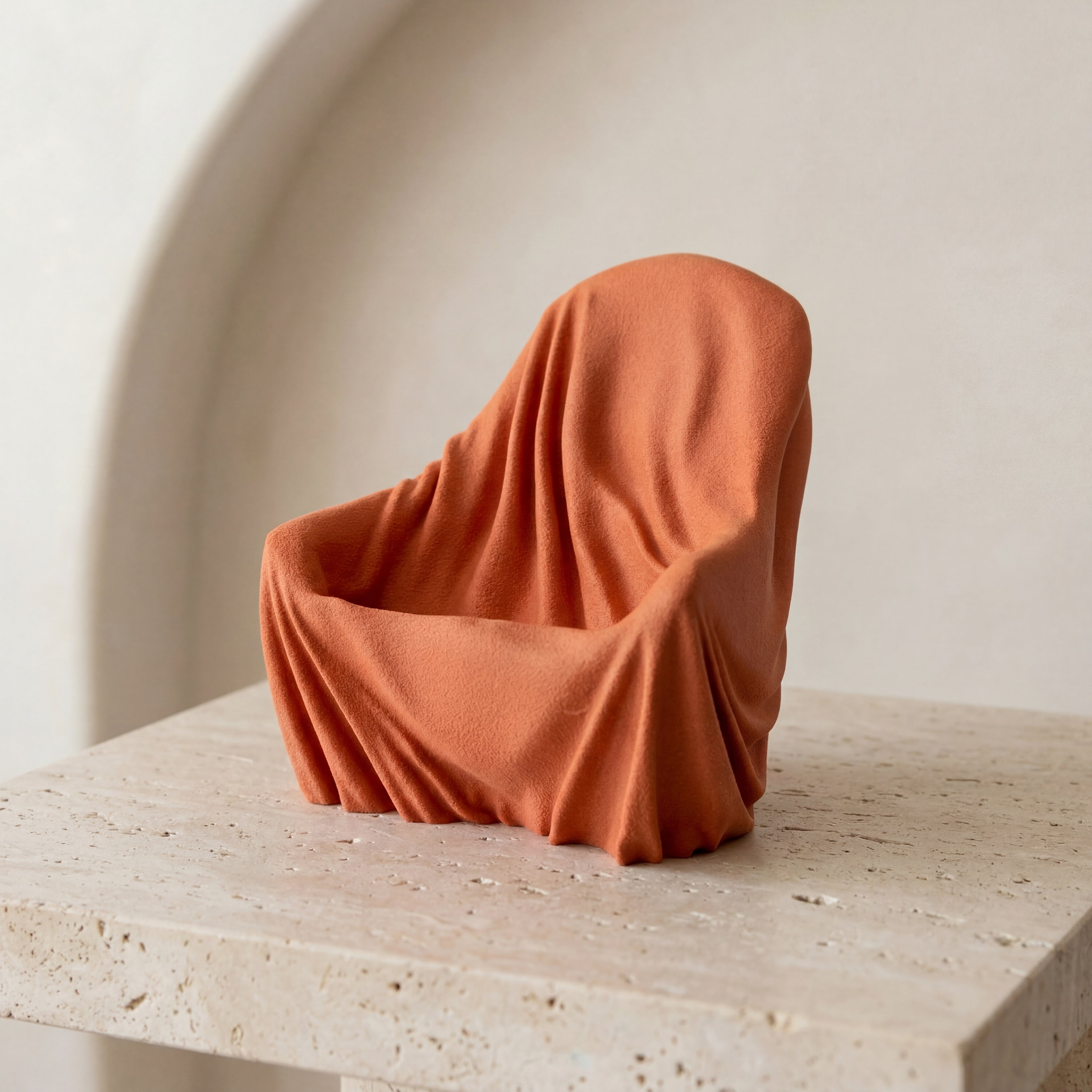 Drape Sculptural Phone Holder