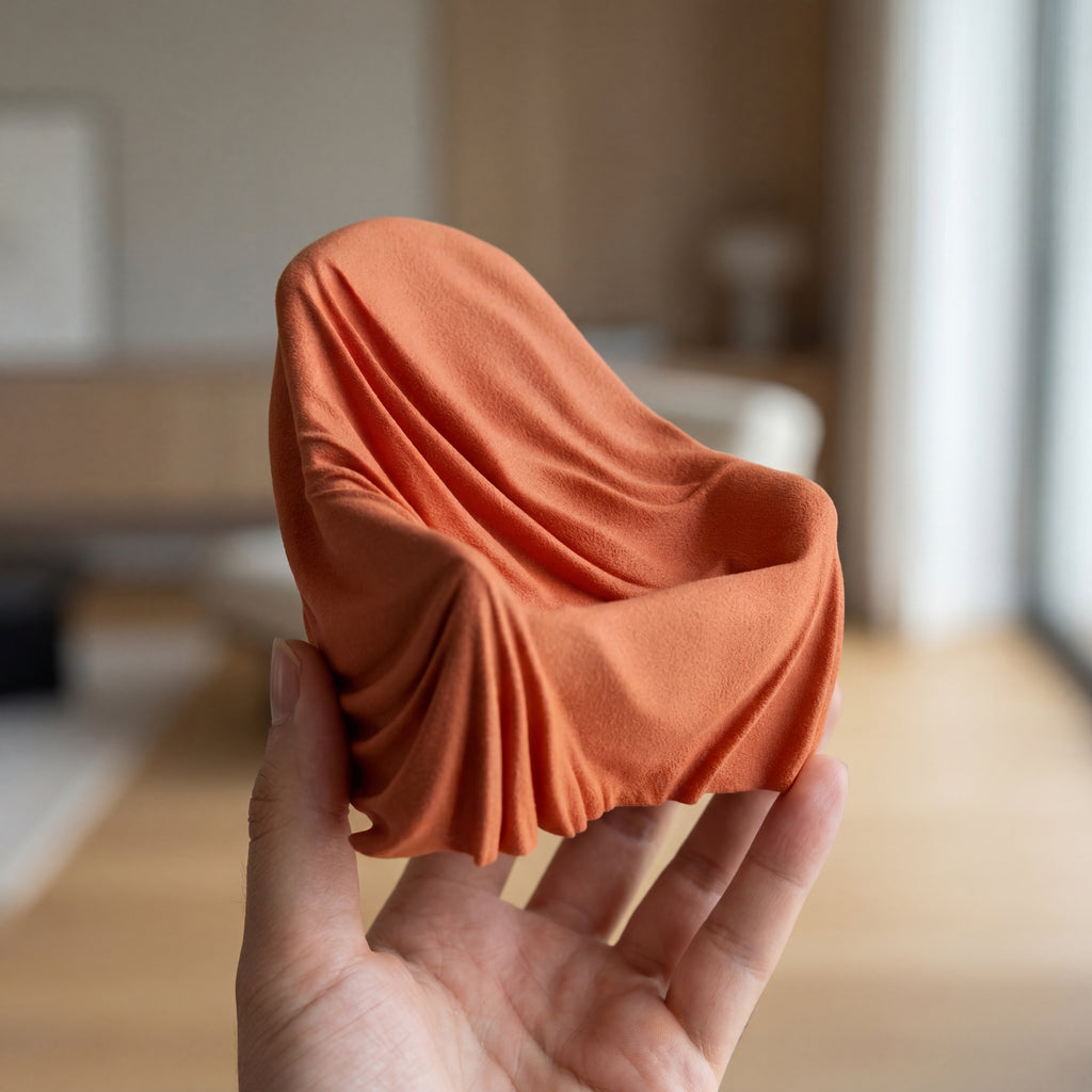 Drape Sculptural Phone Holder