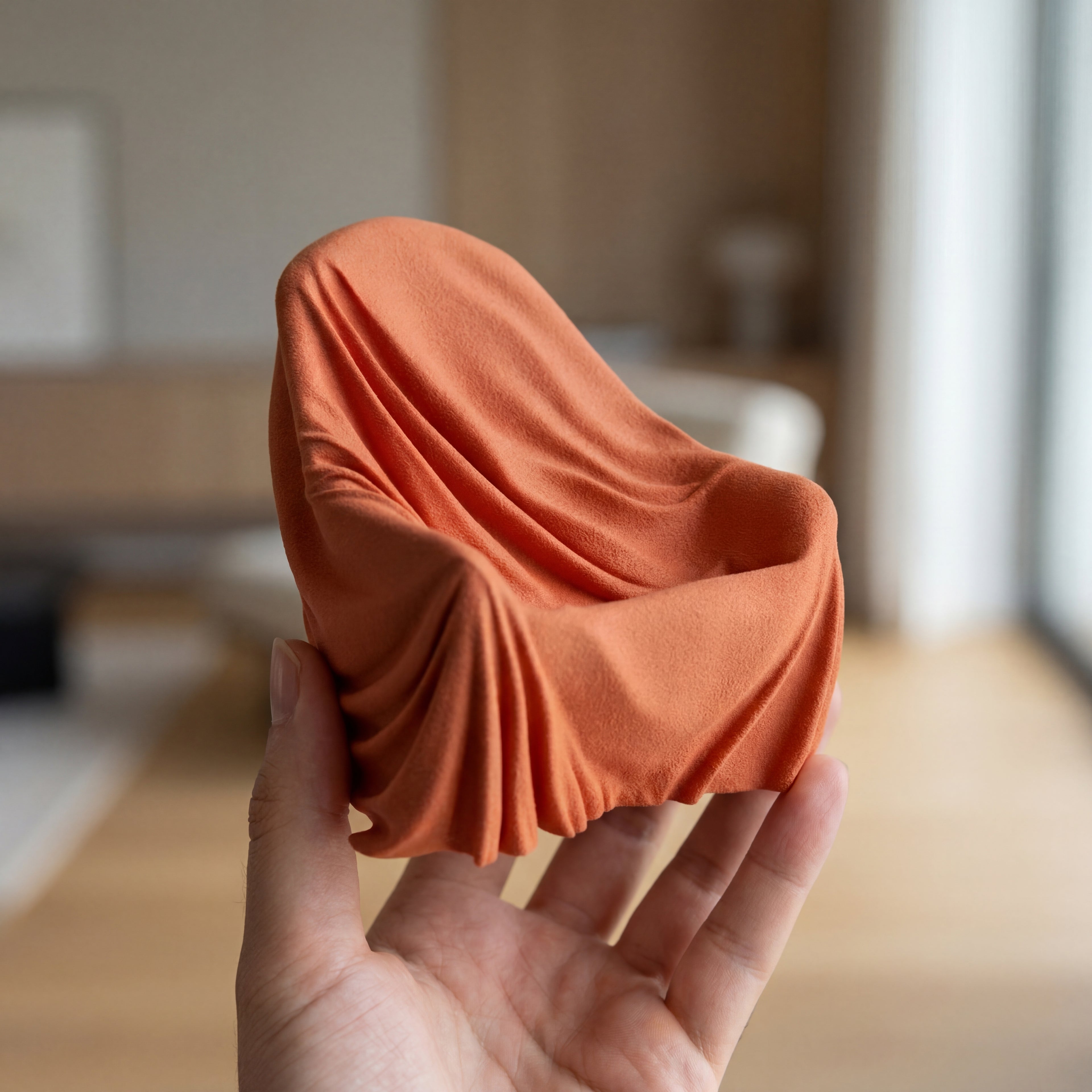 Drape Sculptural Phone Holder