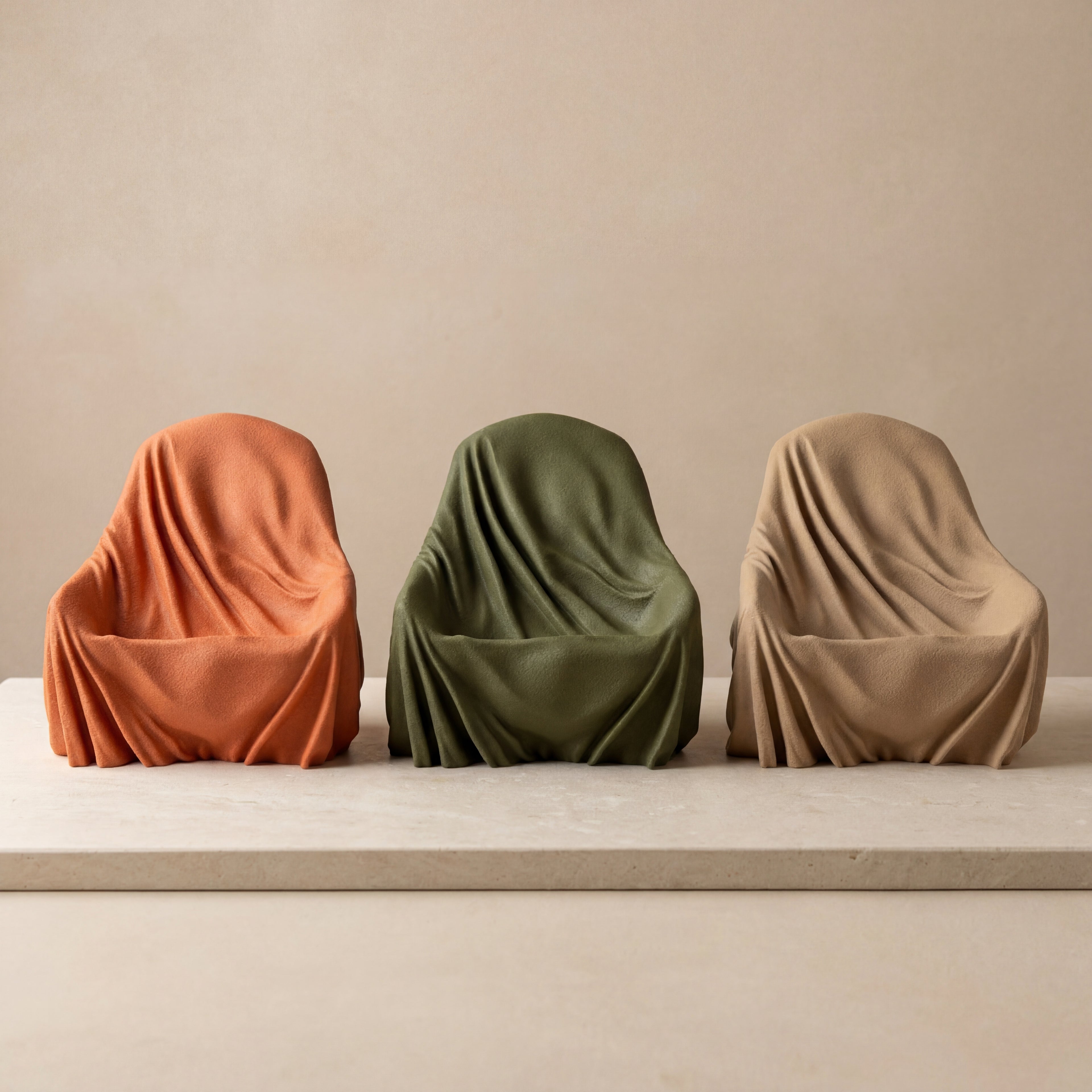 Drape Sculptural Phone Holder