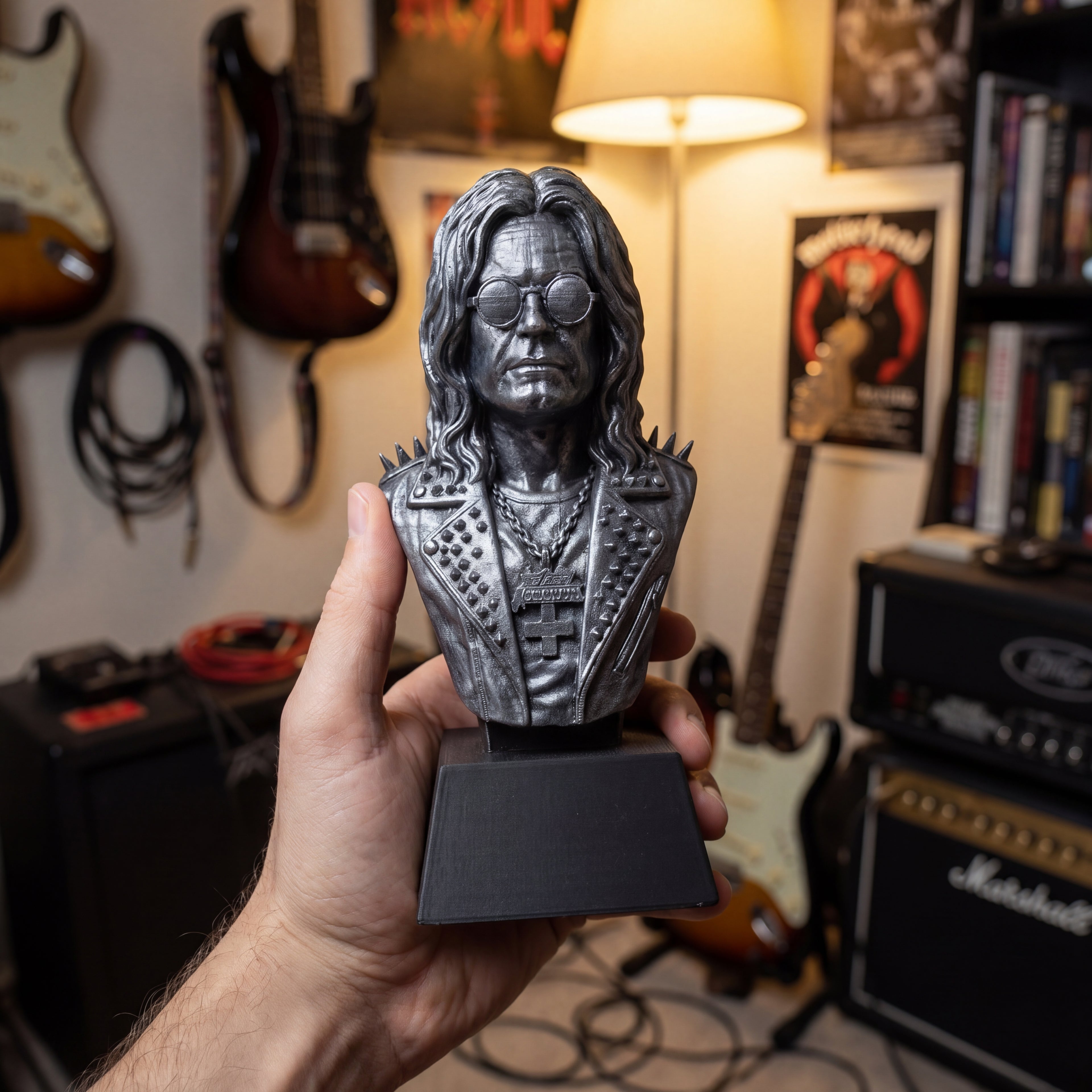 Ozzy Osbourne Bust