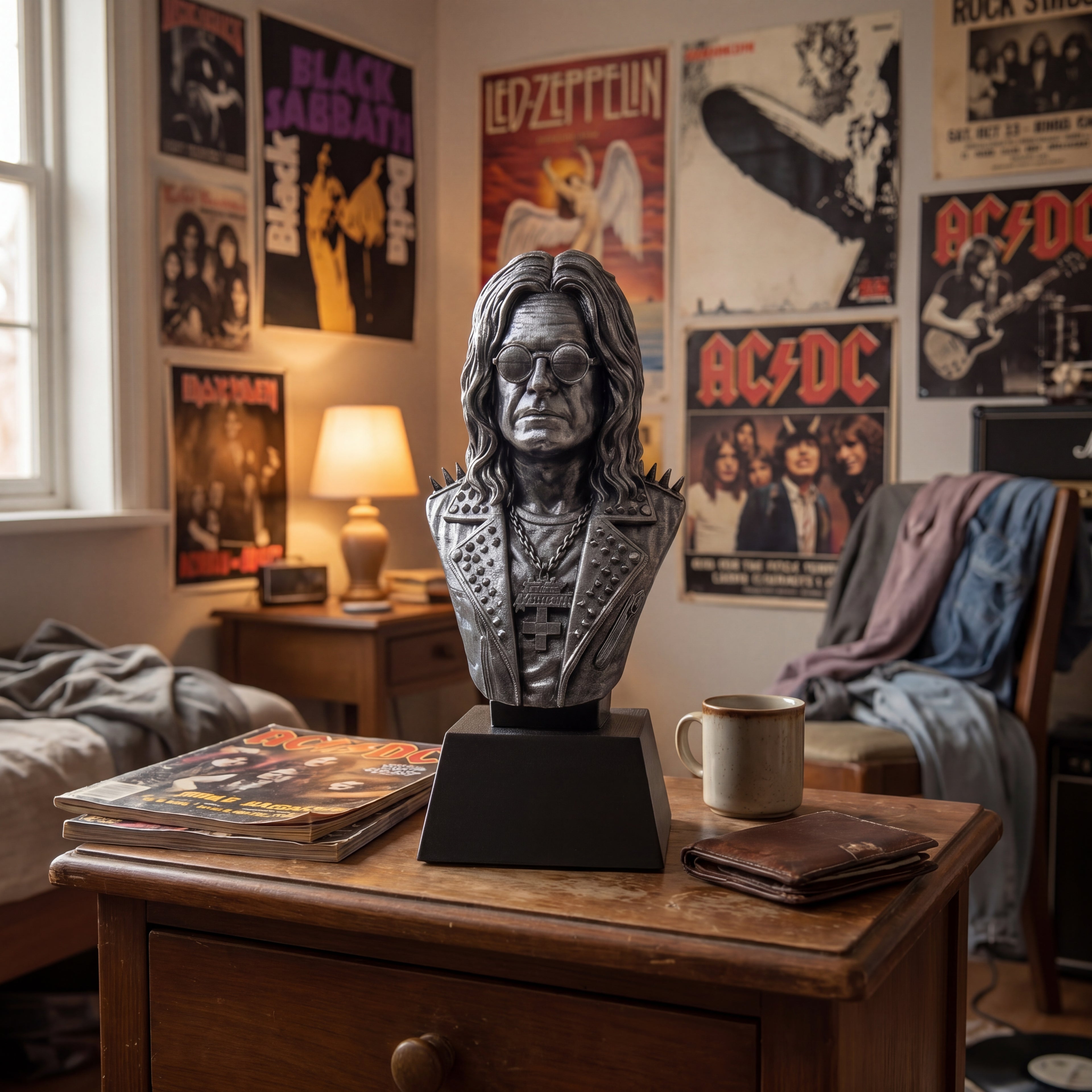 Ozzy Osbourne Bust