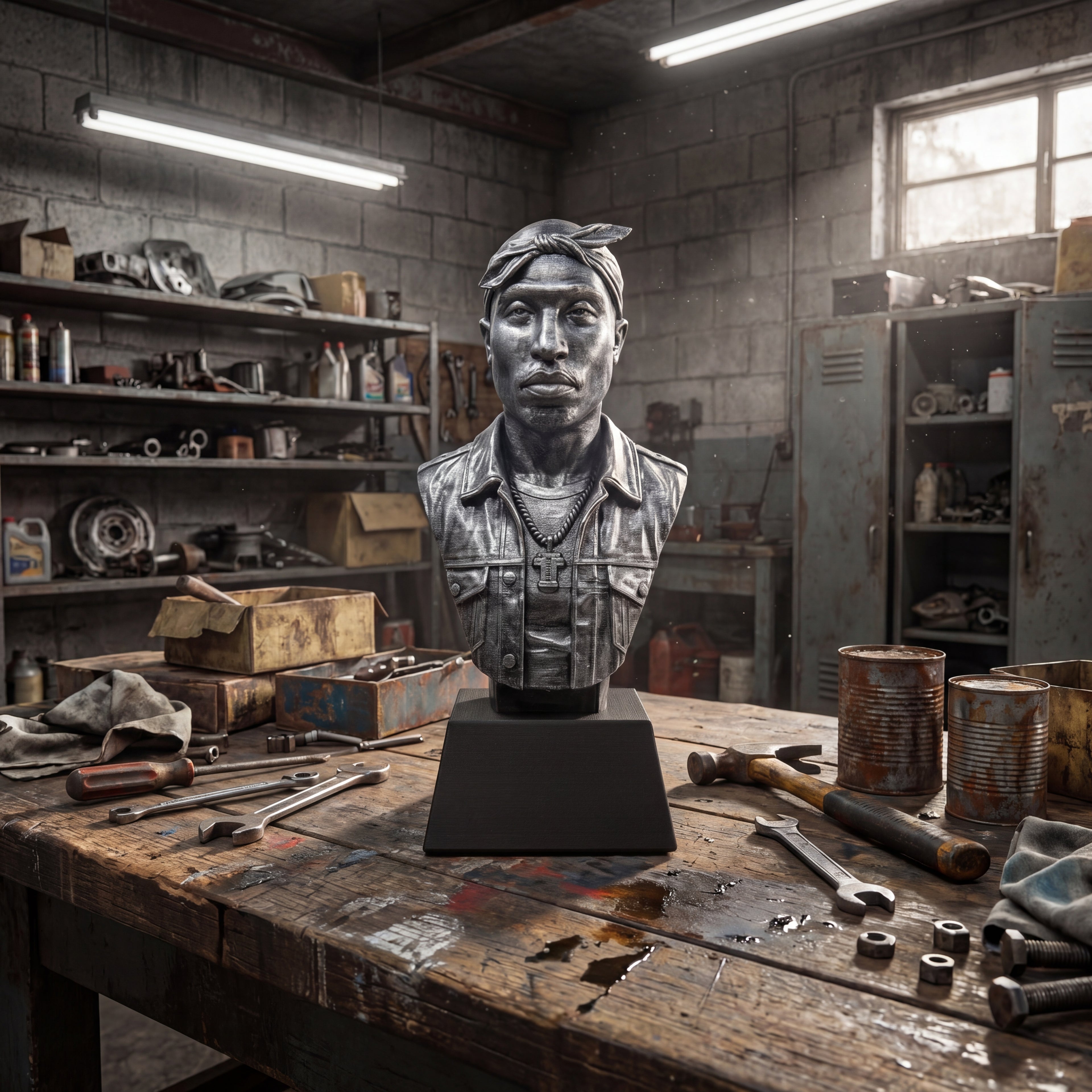 Tupac Shakur Bust