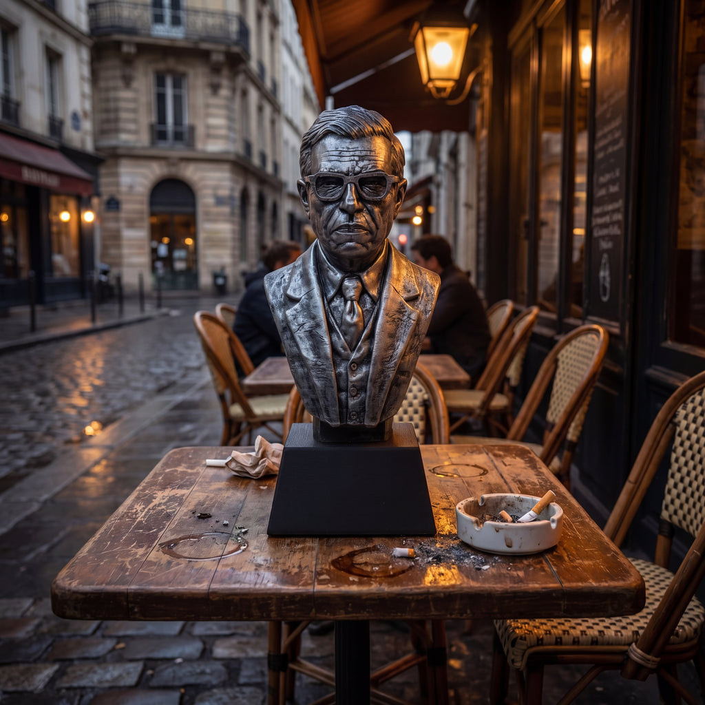 Jean-Paul Sartre Bust