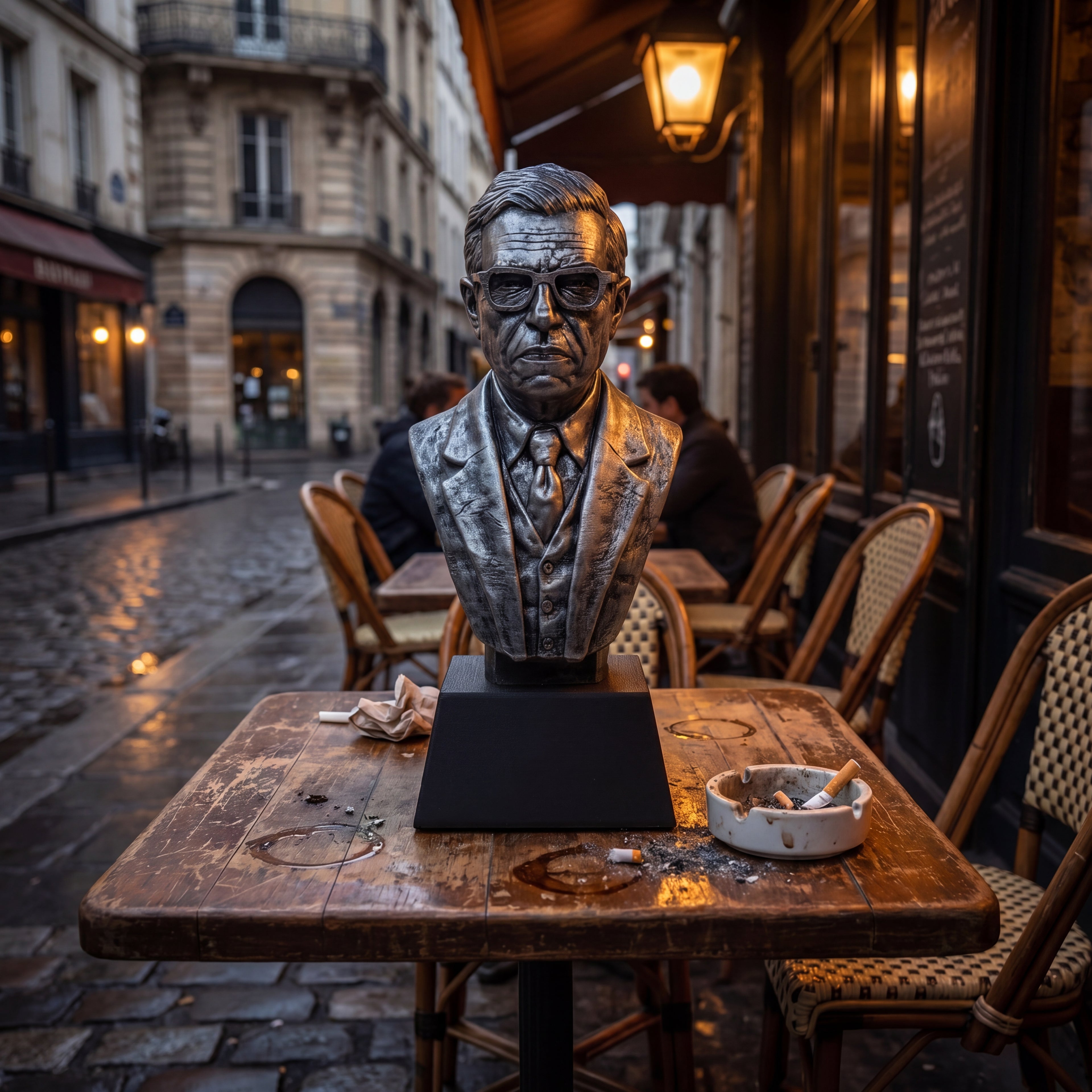 Jean-Paul Sartre Bust