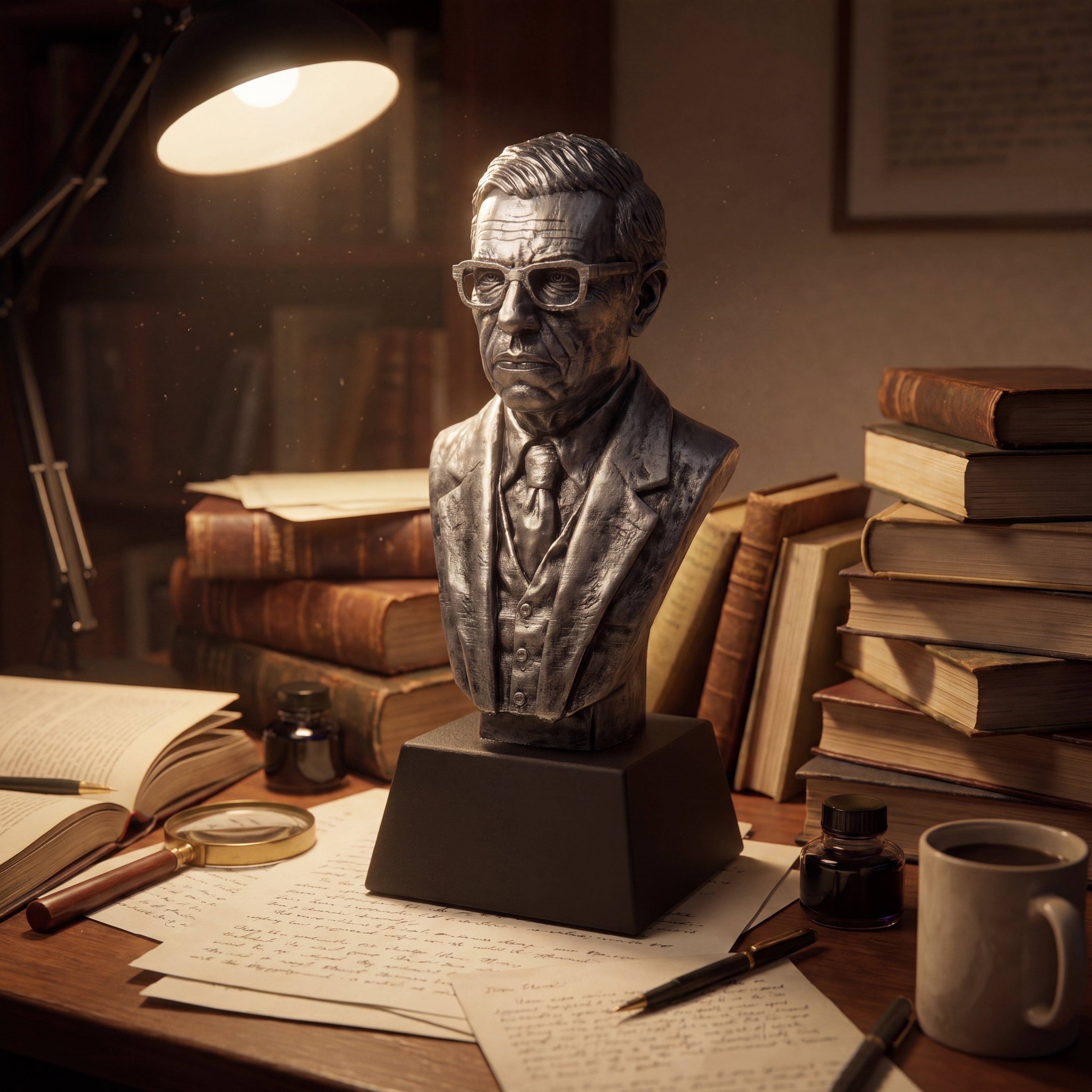 Jean-Paul Sartre Bust
