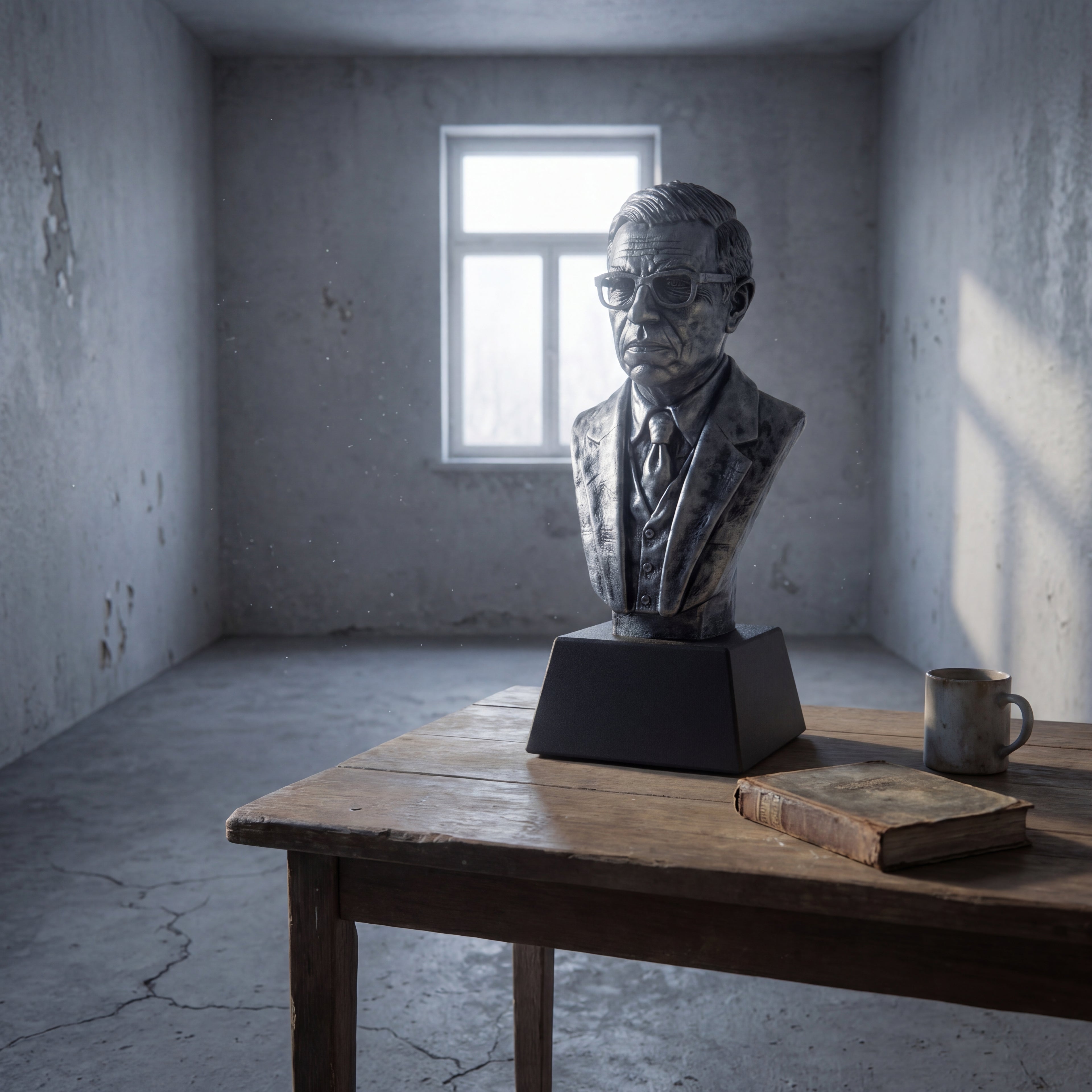 Jean-Paul Sartre Bust
