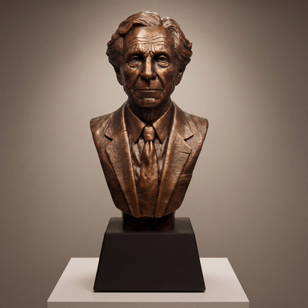 Bertrand Russell Bust