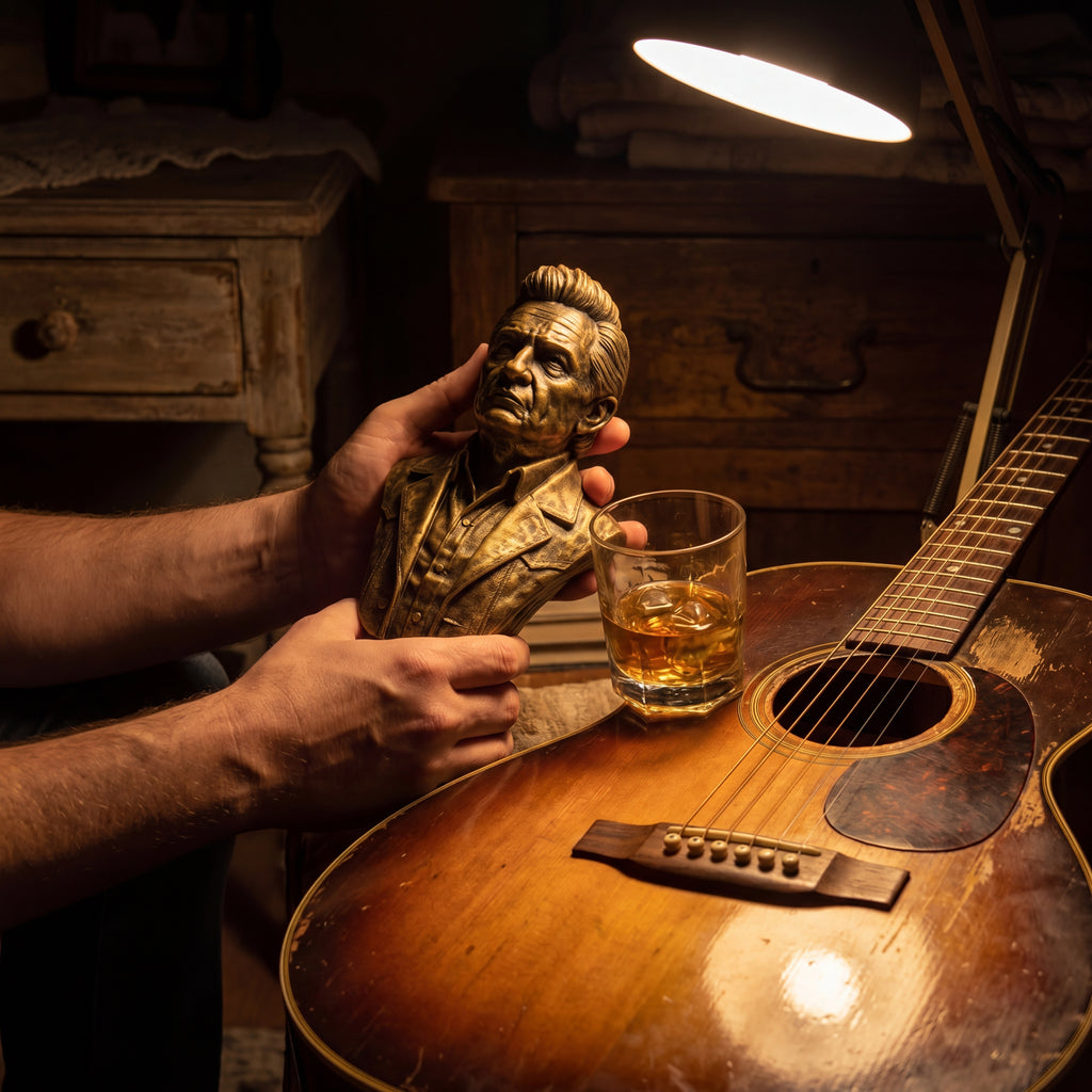 Johnny Cash Bust