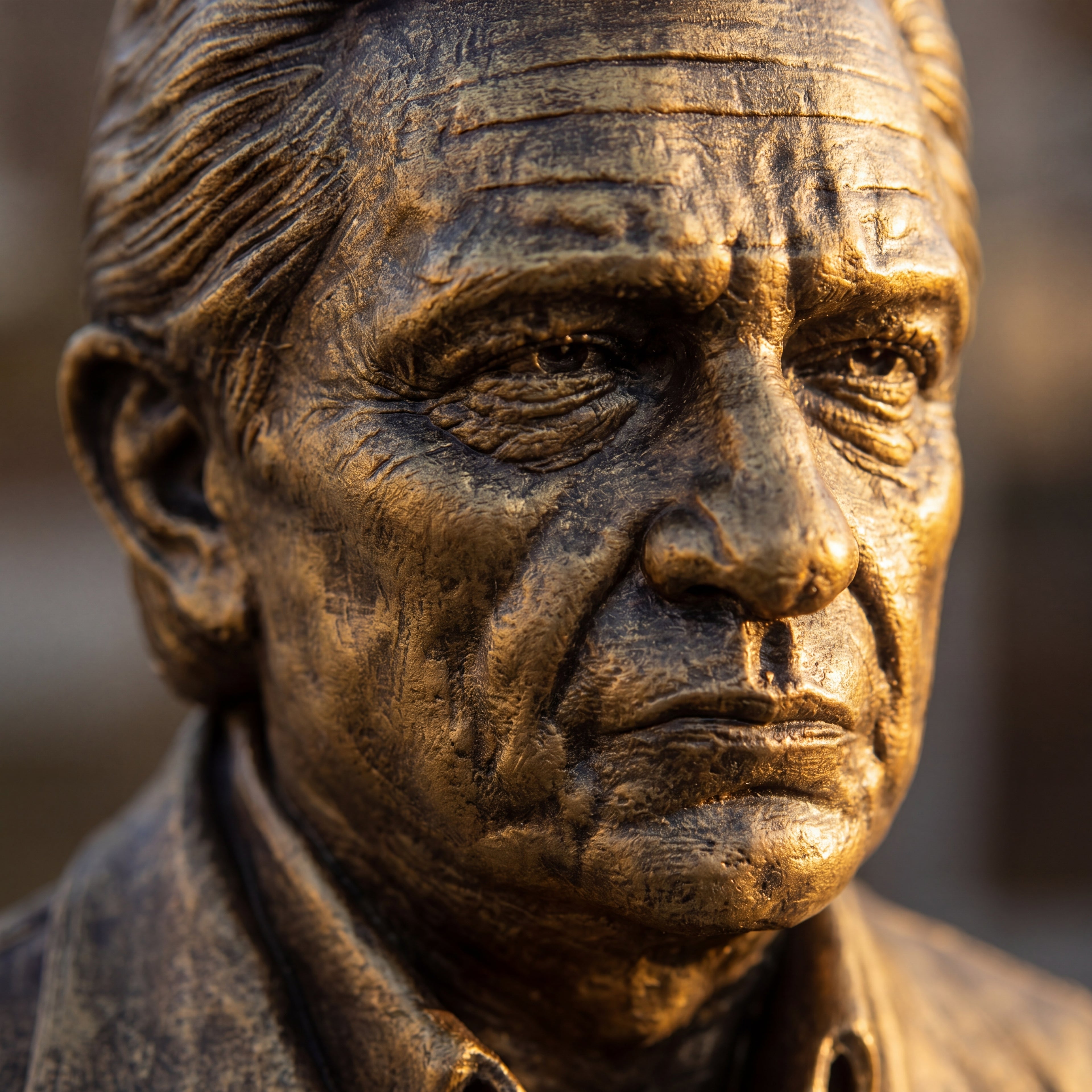 Johnny Cash Bust