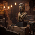 Johnny Cash Bust