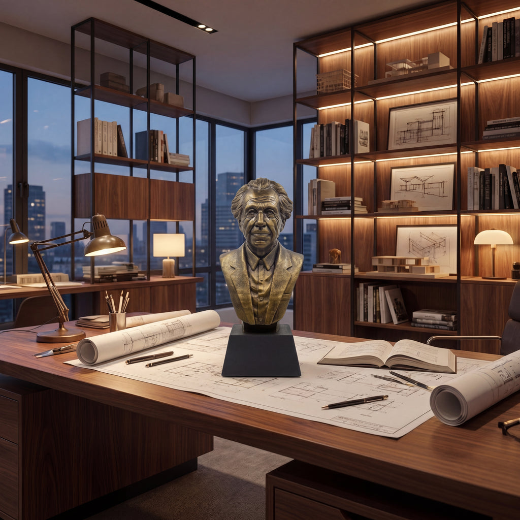 Frank Lloyd Wright Bust