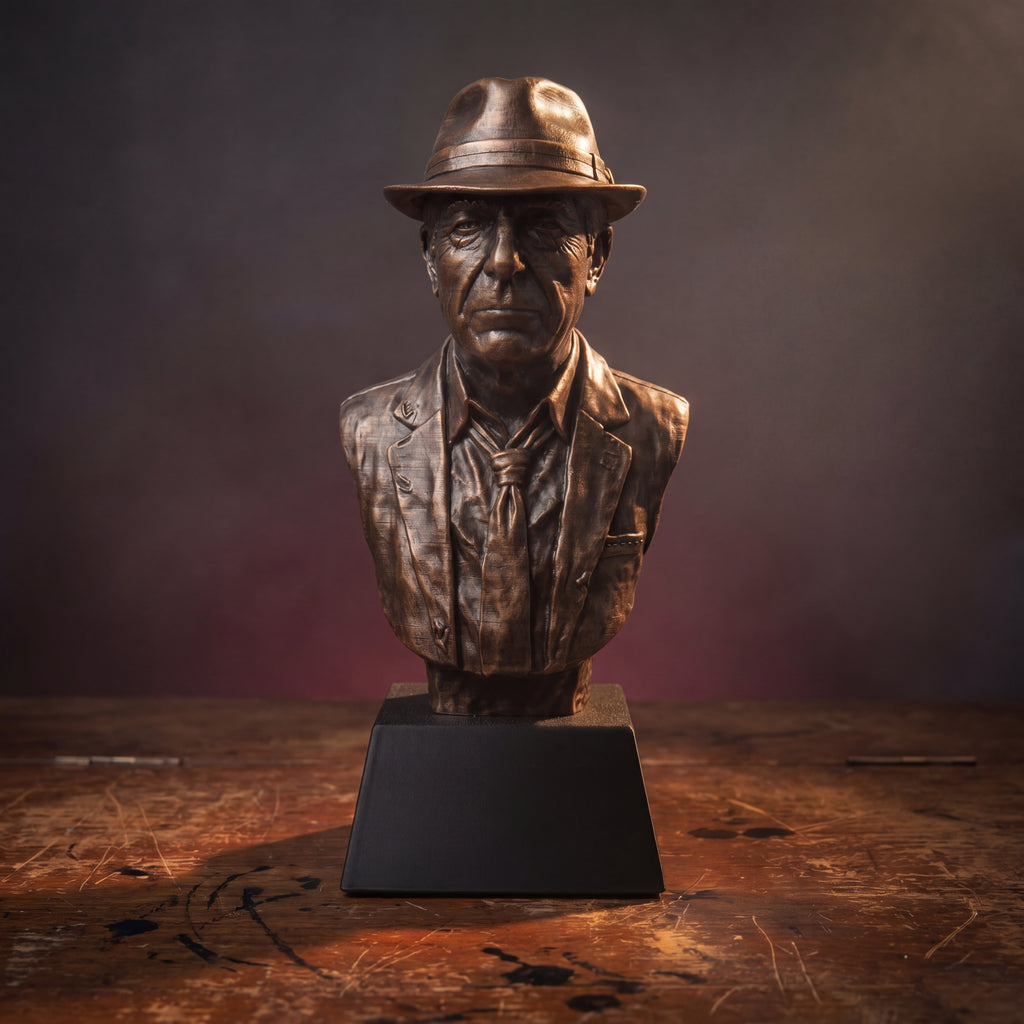 Leonard Cohen Bust