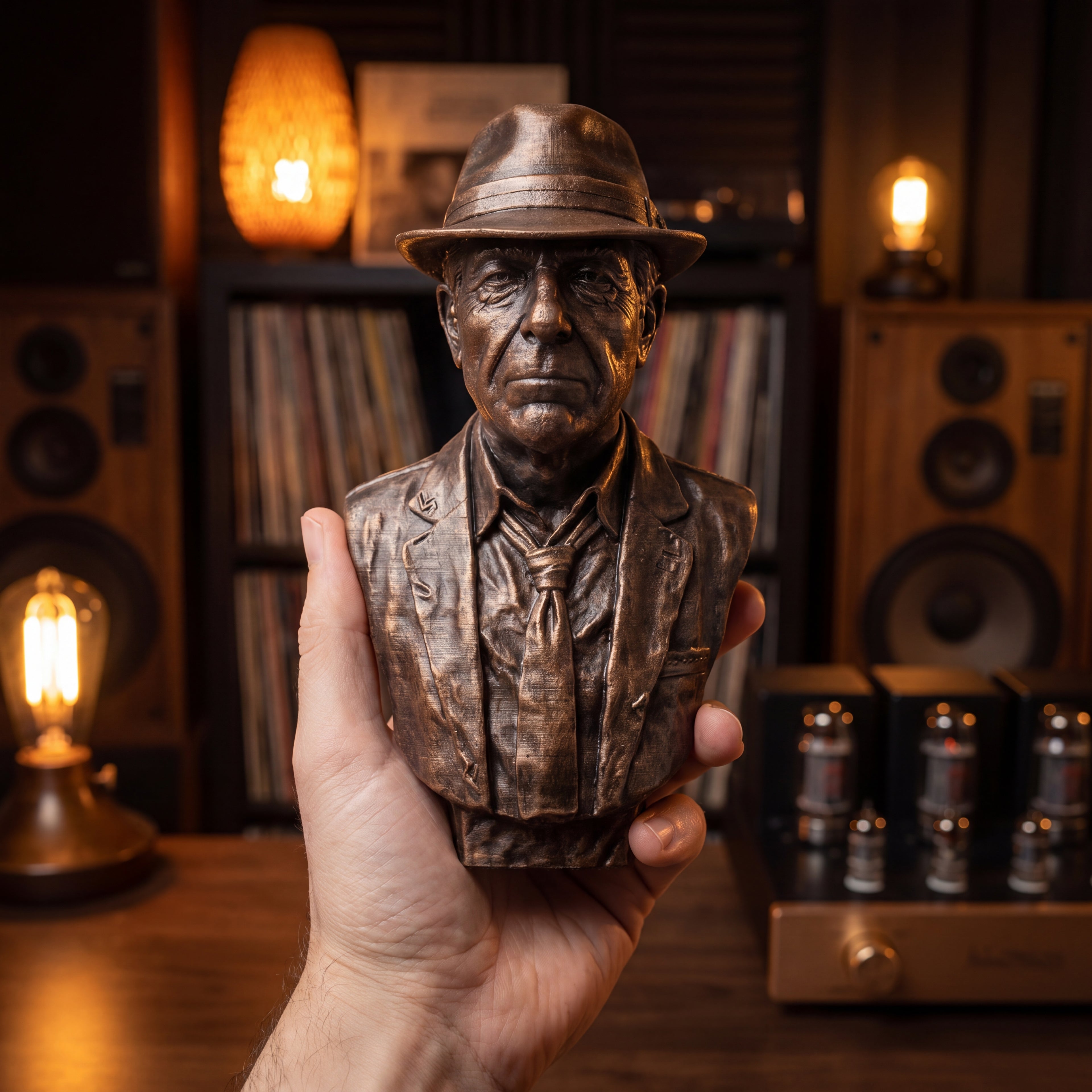 Leonard Cohen Bust