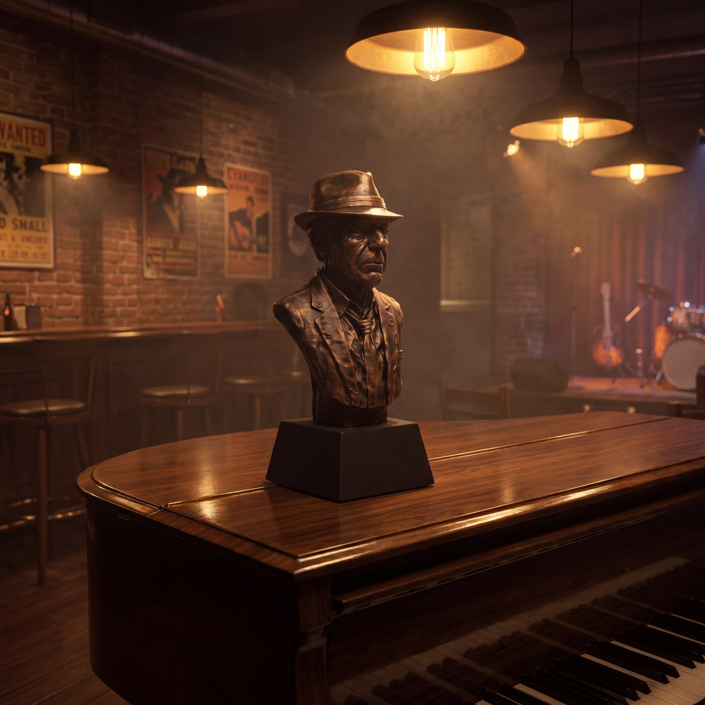 Leonard Cohen Bust