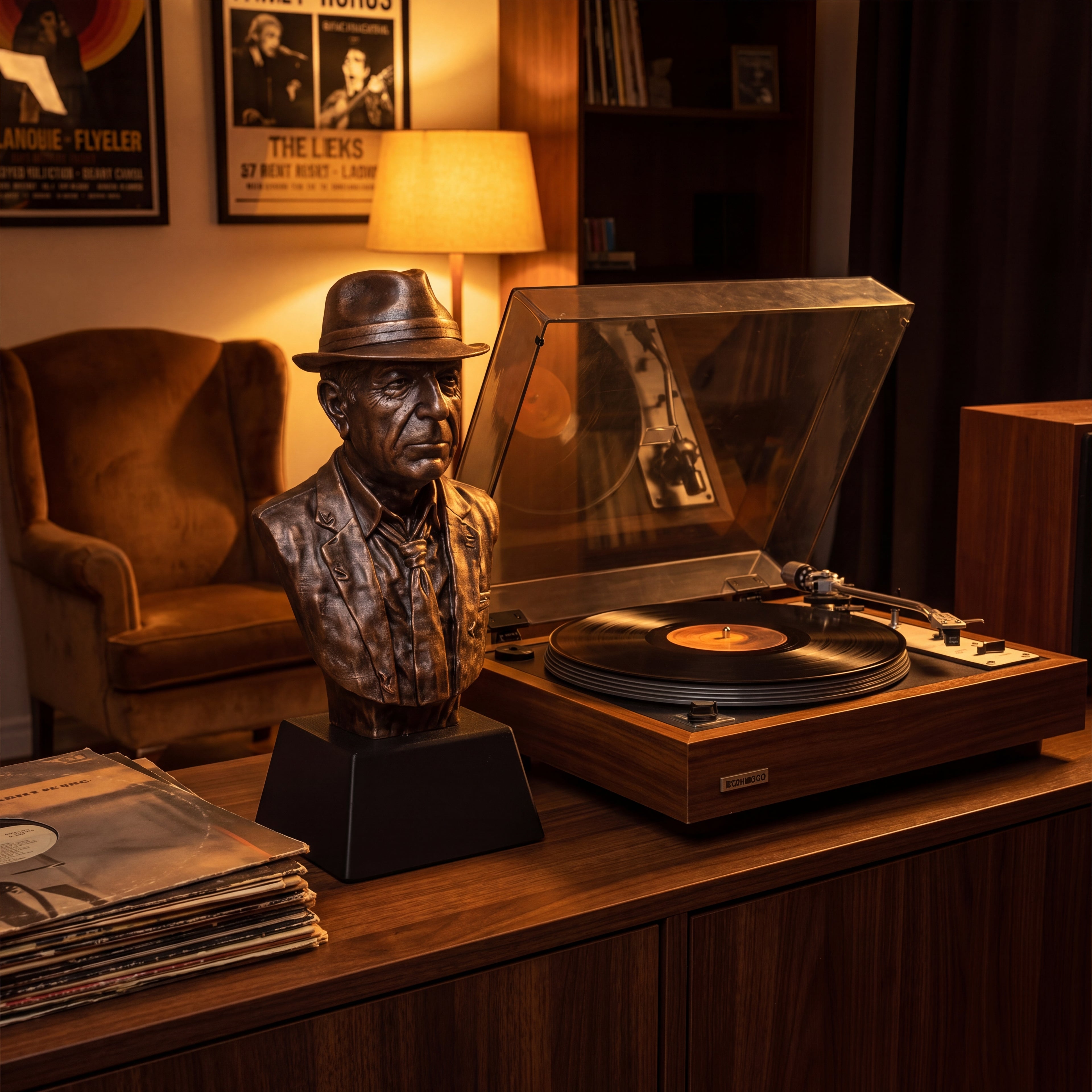 Leonard Cohen Bust