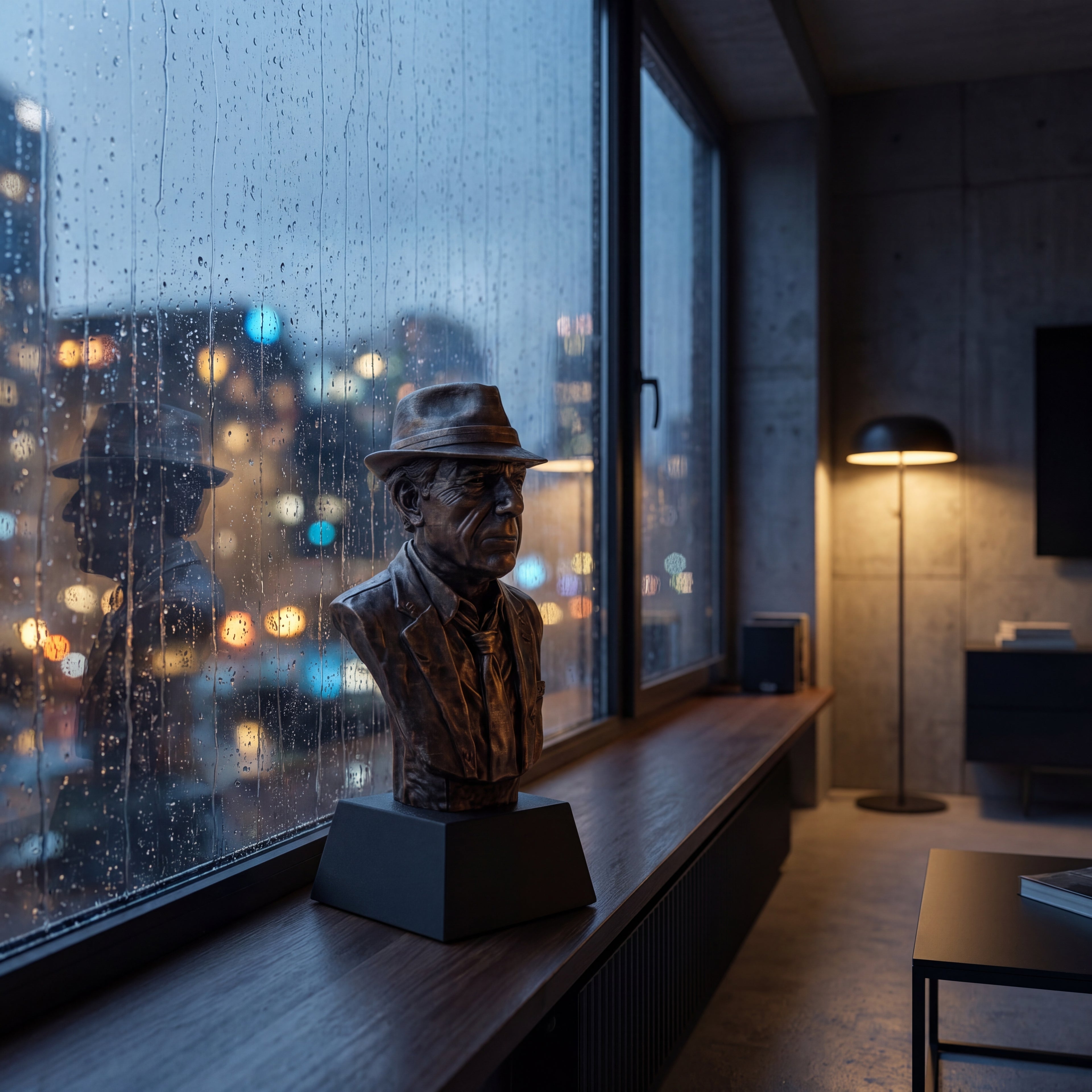 Leonard Cohen Bust