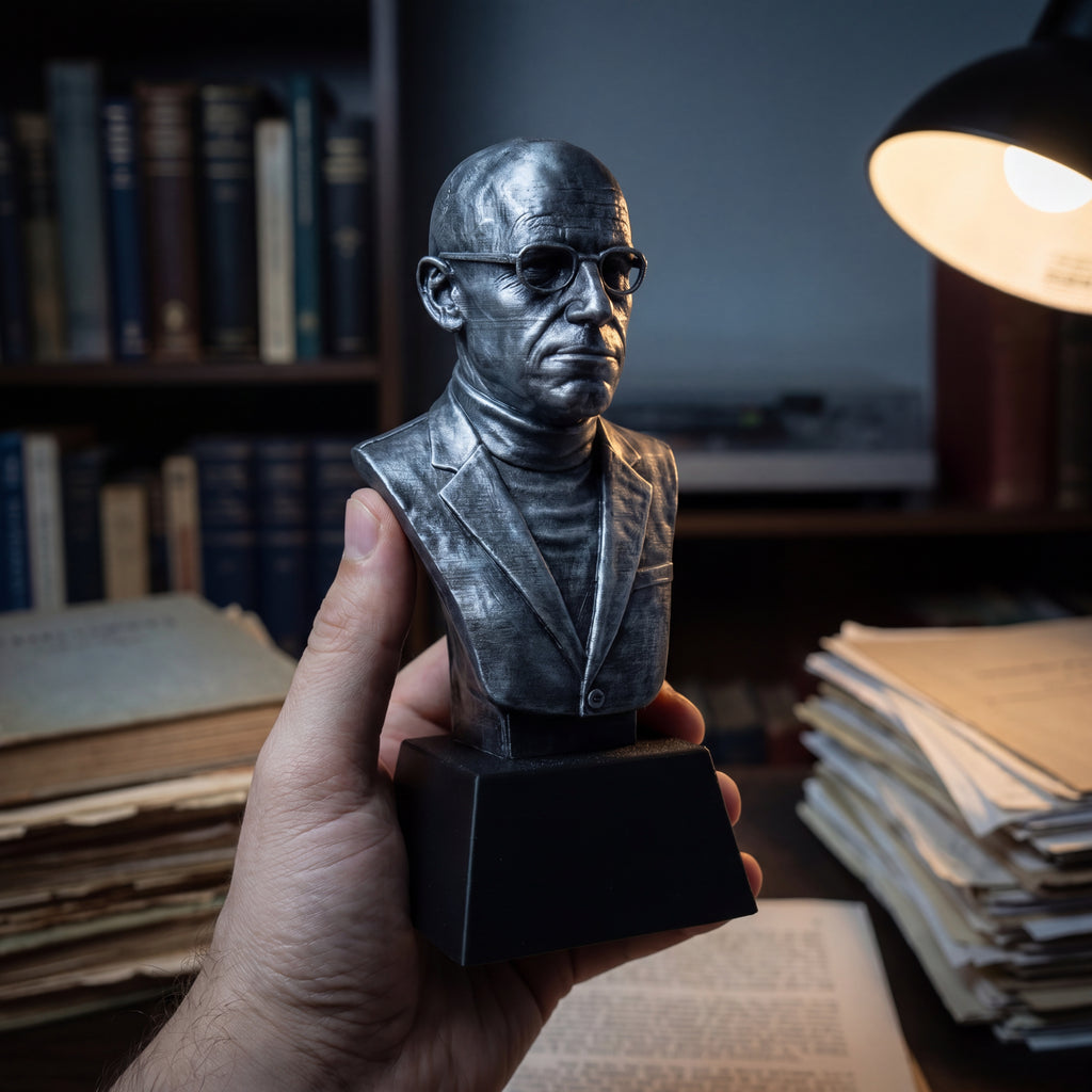 Michel Foucault Bust