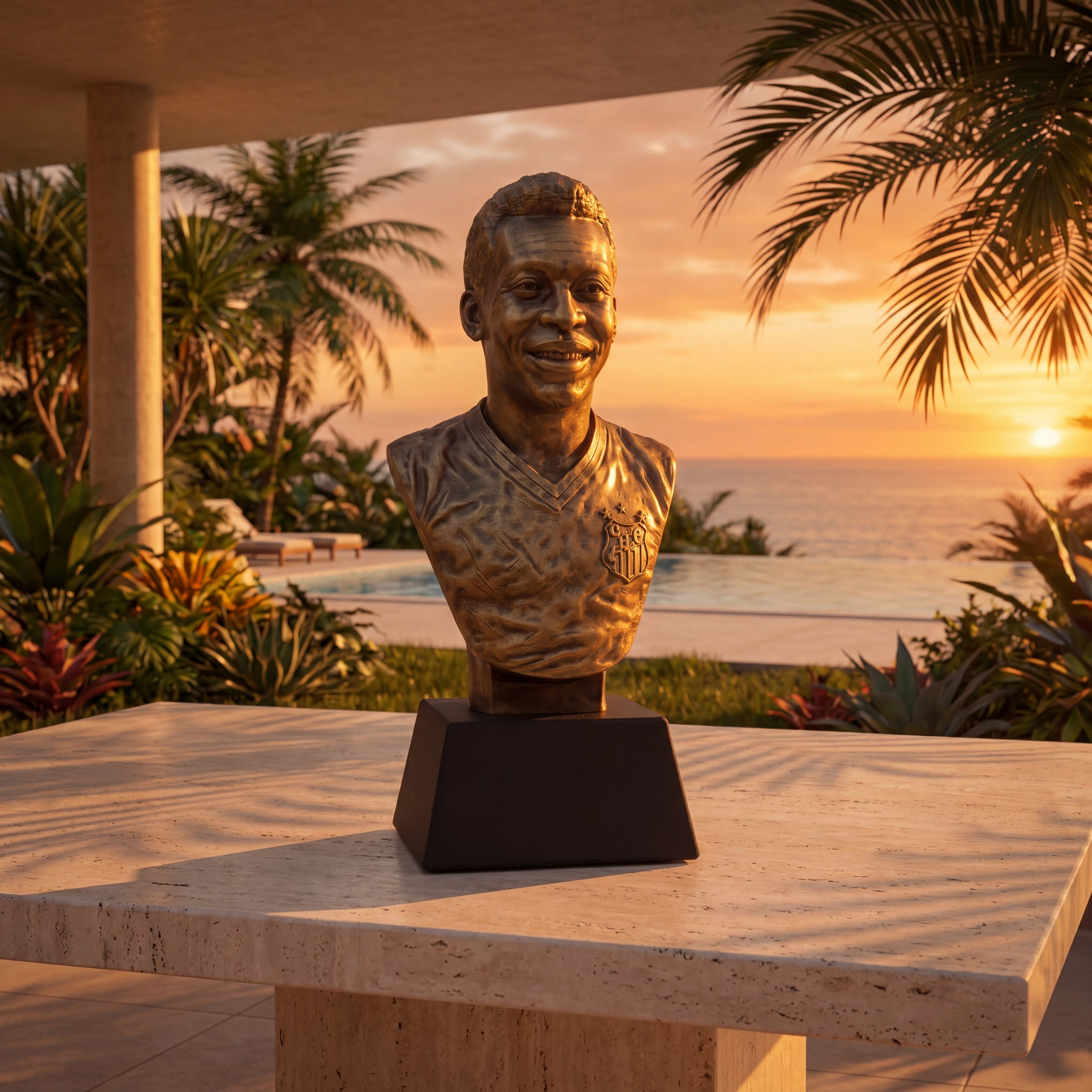 Pelé Bust